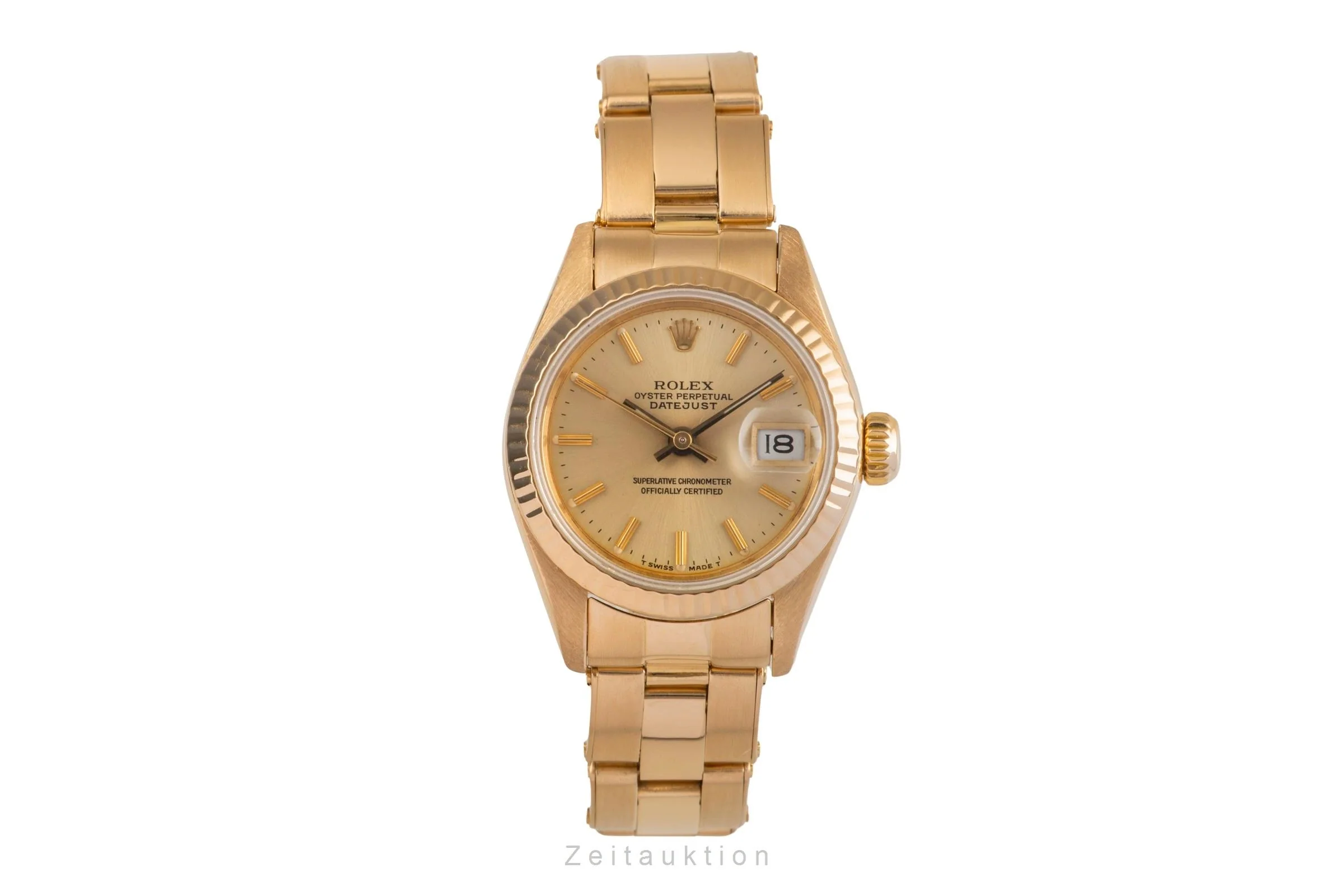 Rolex Lady Datejust 18 ct gold automatic women's watch 69178  [2503785] - Image 5