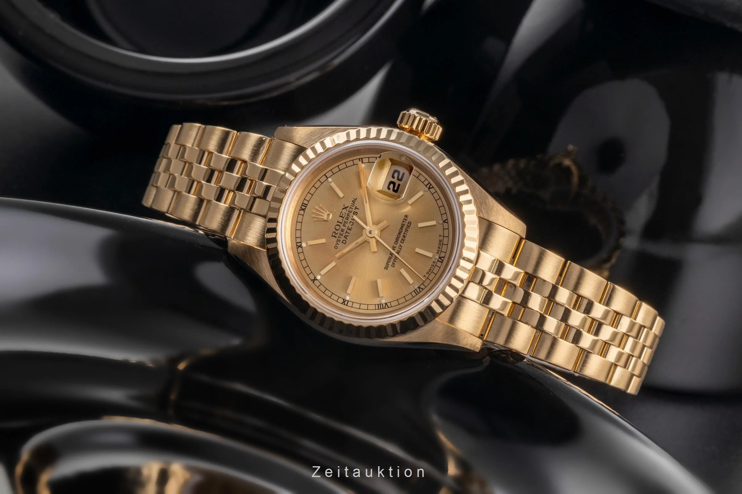 Rolex Lady Datejust 18 ct gold automatic women's watch 69178  [2503833] - Image 3