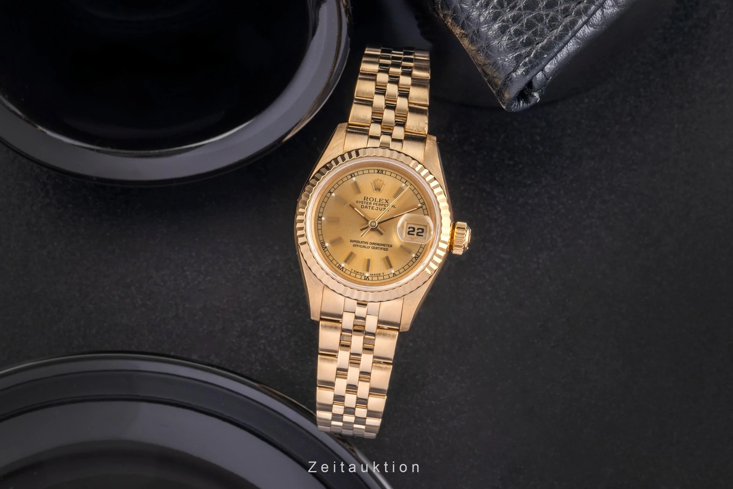 Rolex Lady Datejust 18 ct gold automatic women's watch 69178  [2503833] - Image 4