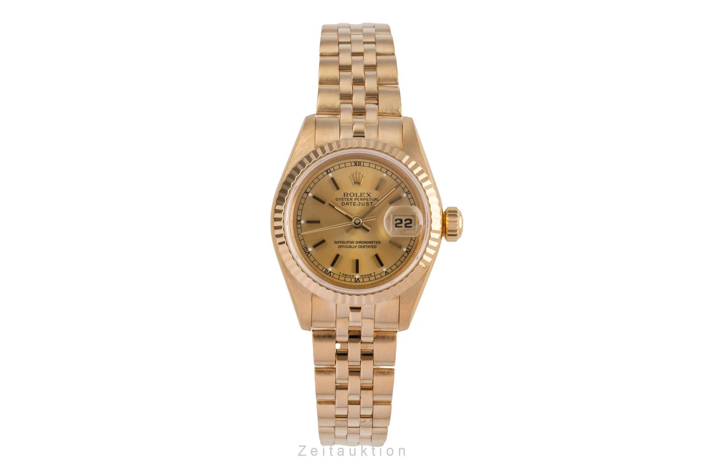 Rolex Lady Datejust 18 ct gold automatic women's watch 69178  [2503833] - Image 5