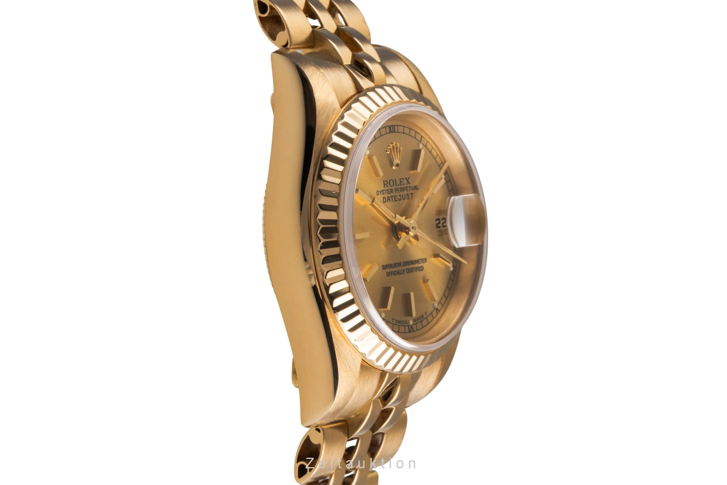 Rolex Lady Datejust 18 ct gold automatic women's watch 69178  [2503833] - Image 8