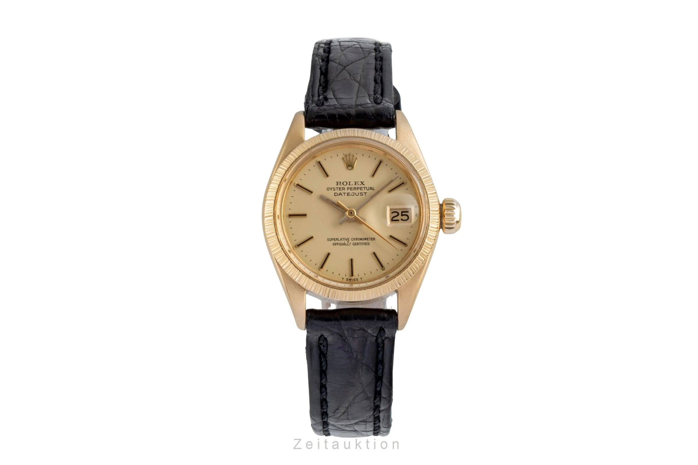 Rolex Lady Datejust 18 ct gold automatic women's watch 6927 Vintage  [2506635] - Image 5