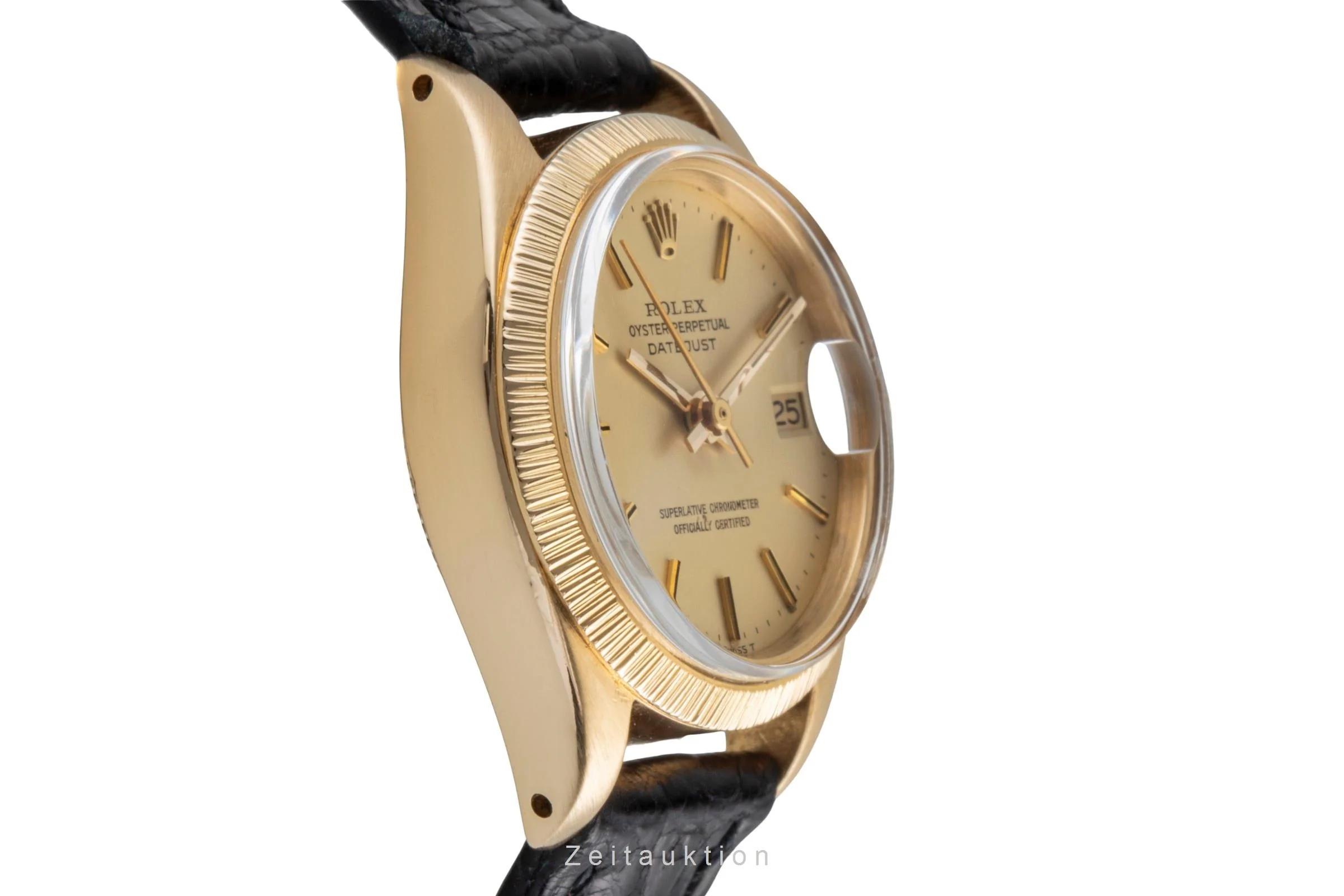 Rolex Lady Datejust 18 ct gold automatic women's watch 6927 Vintage  [2506635] - Image 8