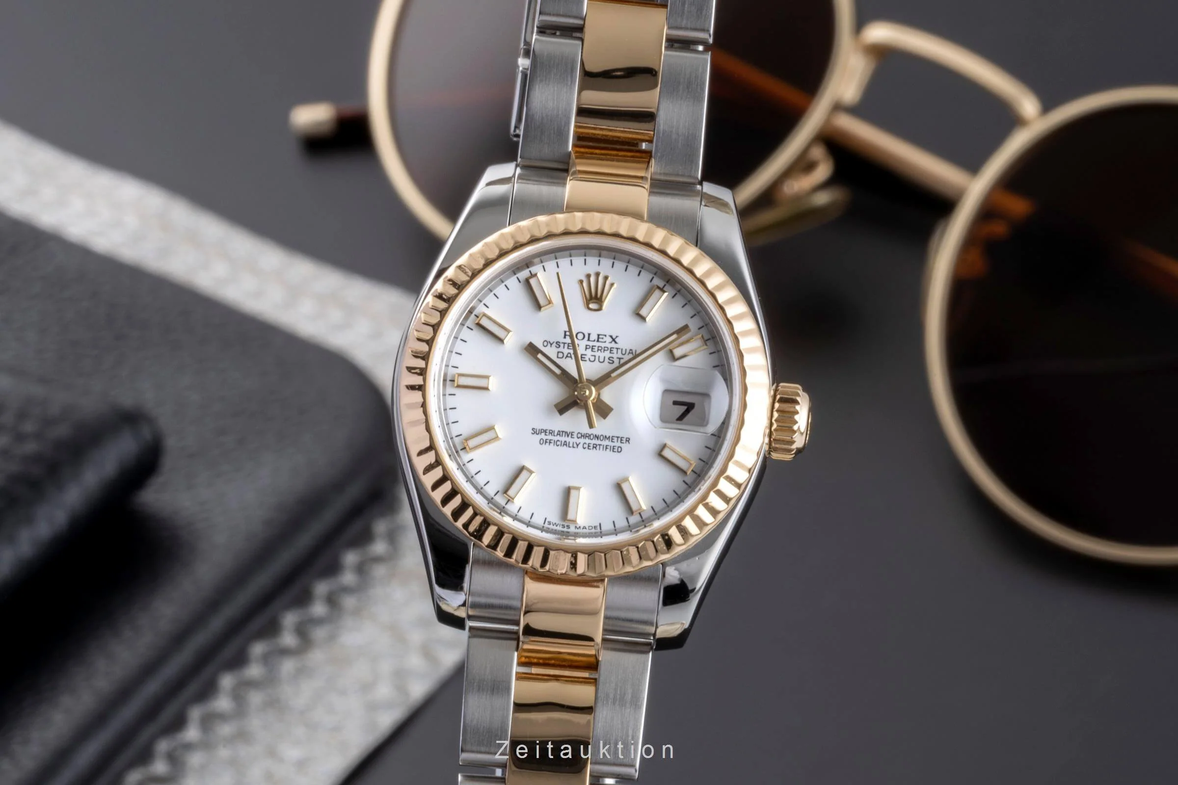 Rolex Lady Datejust steel / gold automatic women's watch 179173  [2500298] - Image 2