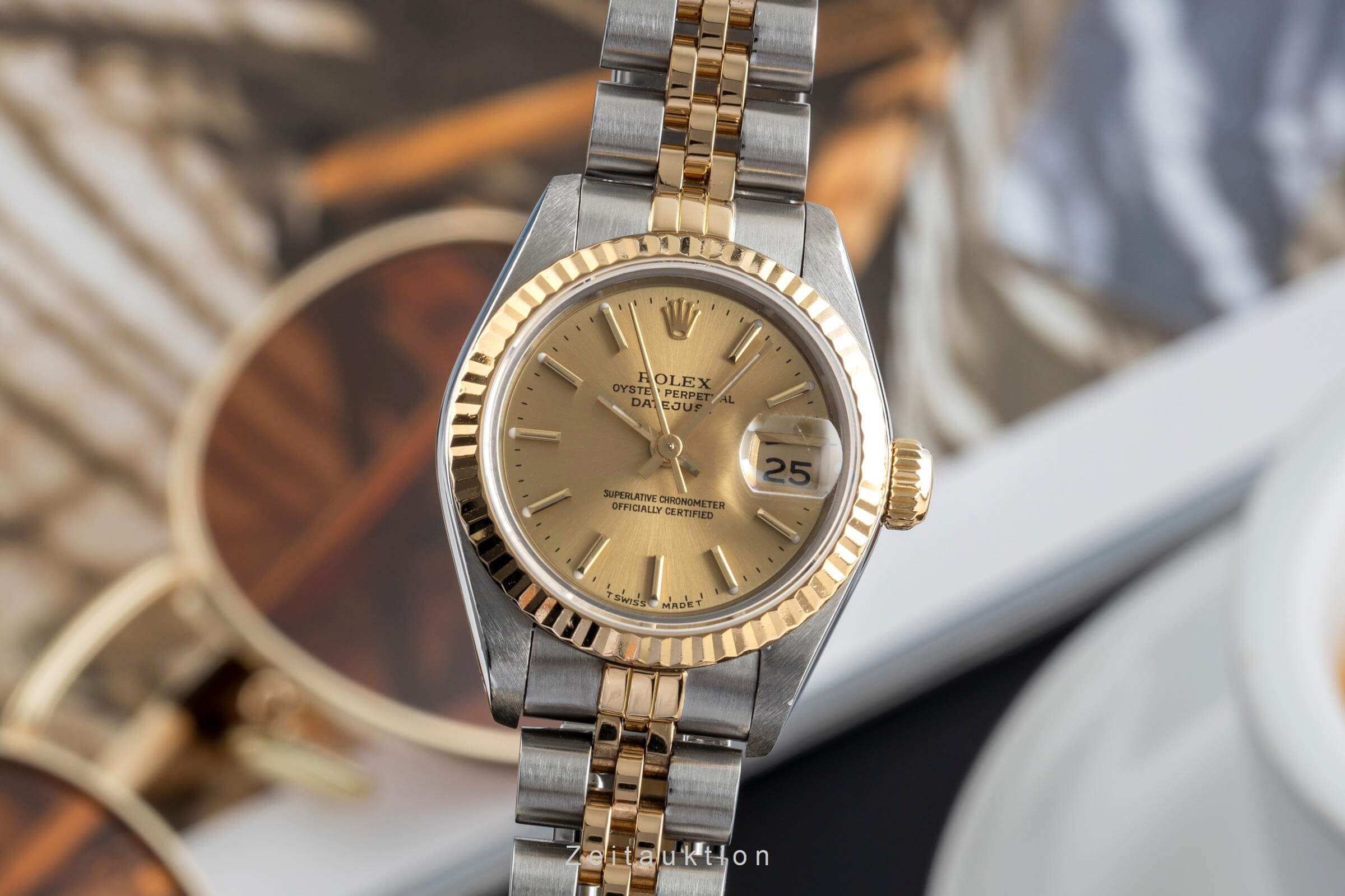 Rolex Lady Datejust steel / gold automatic women's watch 69173  [2502204] - Image 2