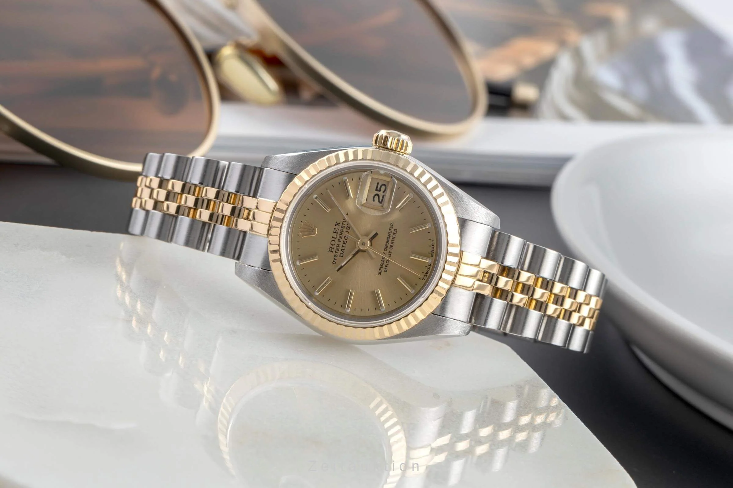 Rolex Lady Datejust steel / gold automatic women's watch 69173  [2502204] - Image 3