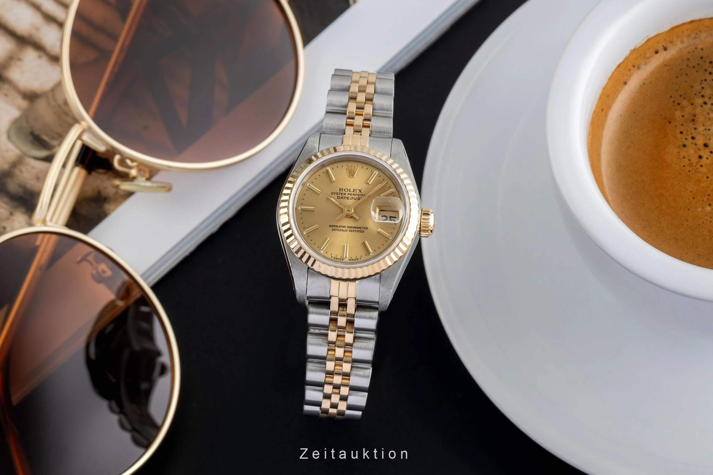 Rolex Lady Datejust steel / gold automatic women's watch 69173  [2502204] - Image 4