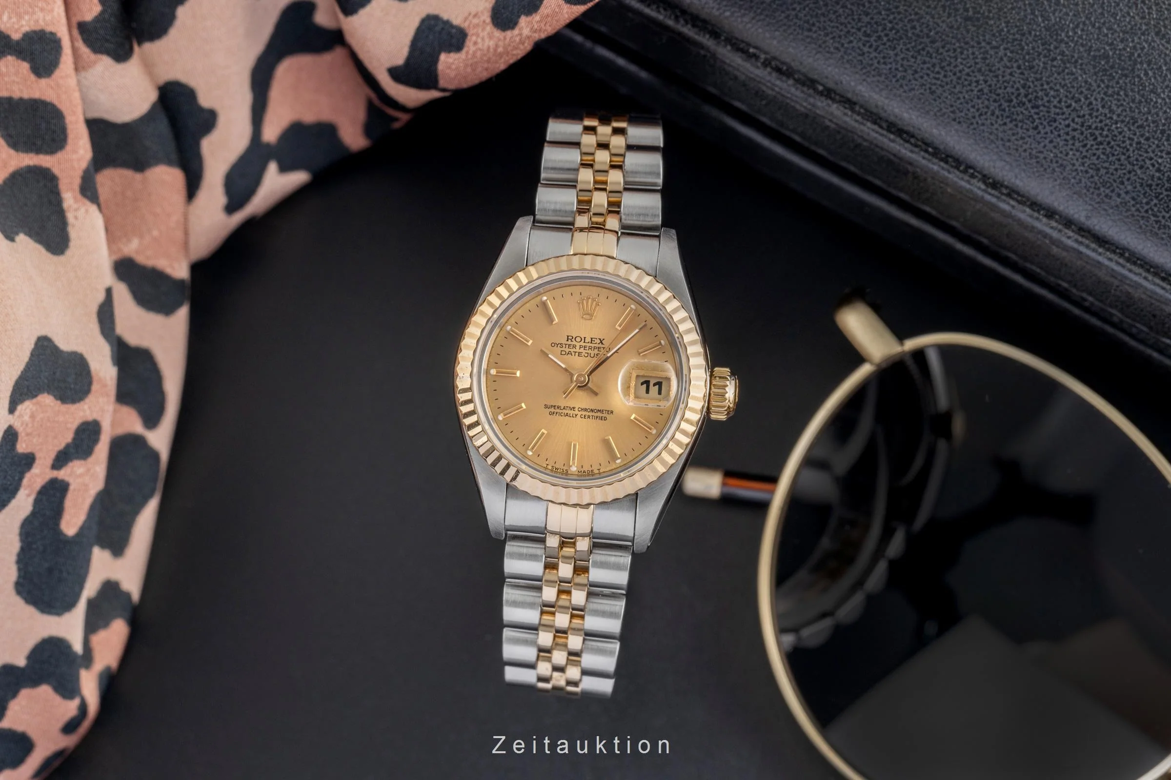 Rolex Lady Datejust steel / gold automatic women's watch 69173  [2504465] - Image 4
