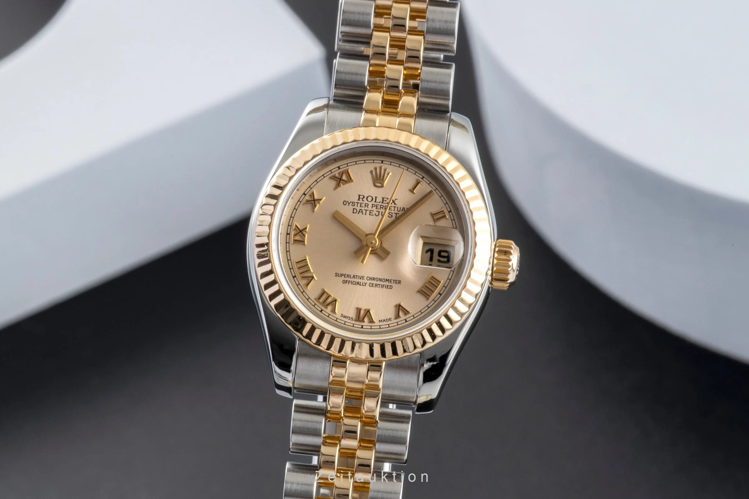 Rolex Lady Datejust Steel / rubber automatic women's watch 179173  [2600997] - Image 2