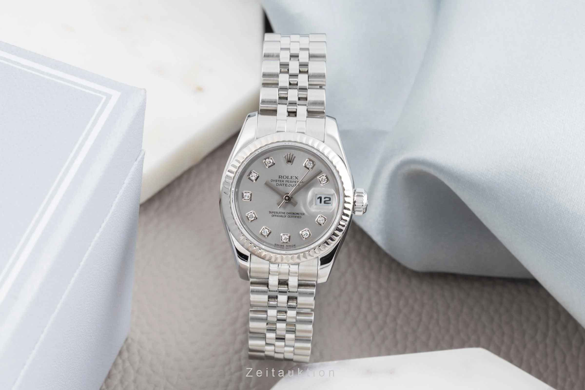 Rolex Lady Datejust steel / white gold automatic women's watch 179174  [2503046] - Image 4