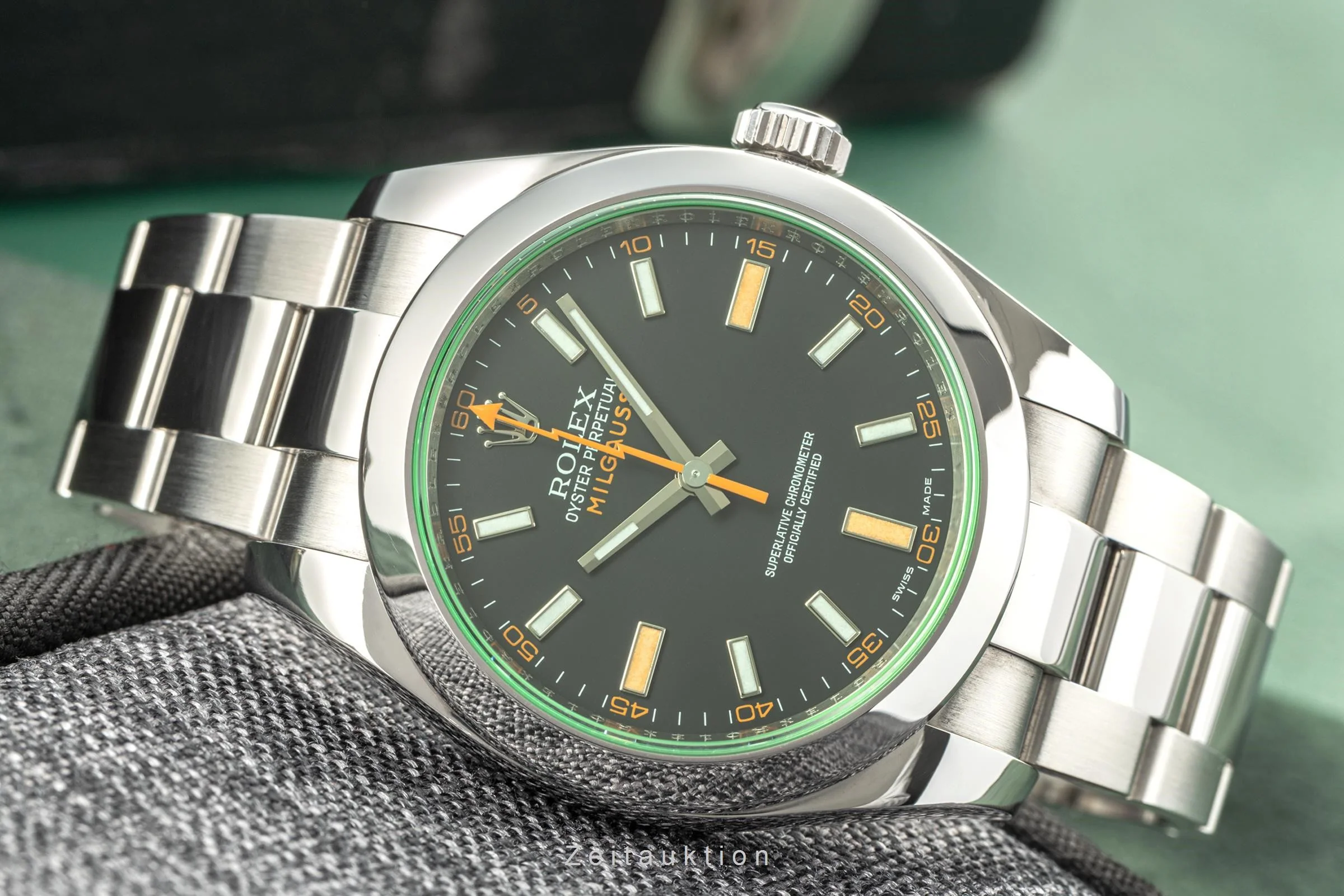 Rolex Milgauss steel automatic men's watch 116400  [2205759] - Image 2