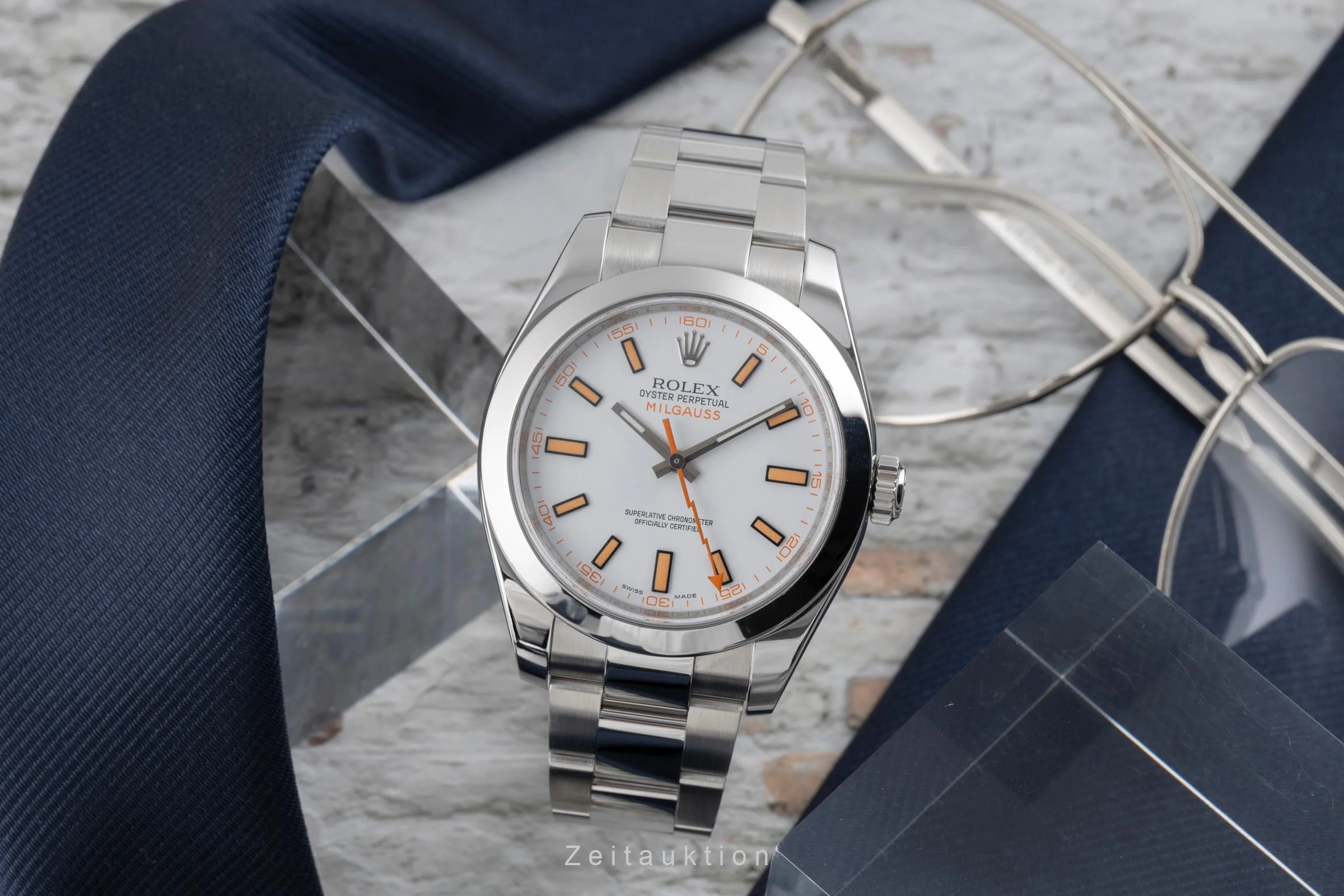 Rolex Milgauss steel automatic men's watch 116400  [2504879] - Image 4