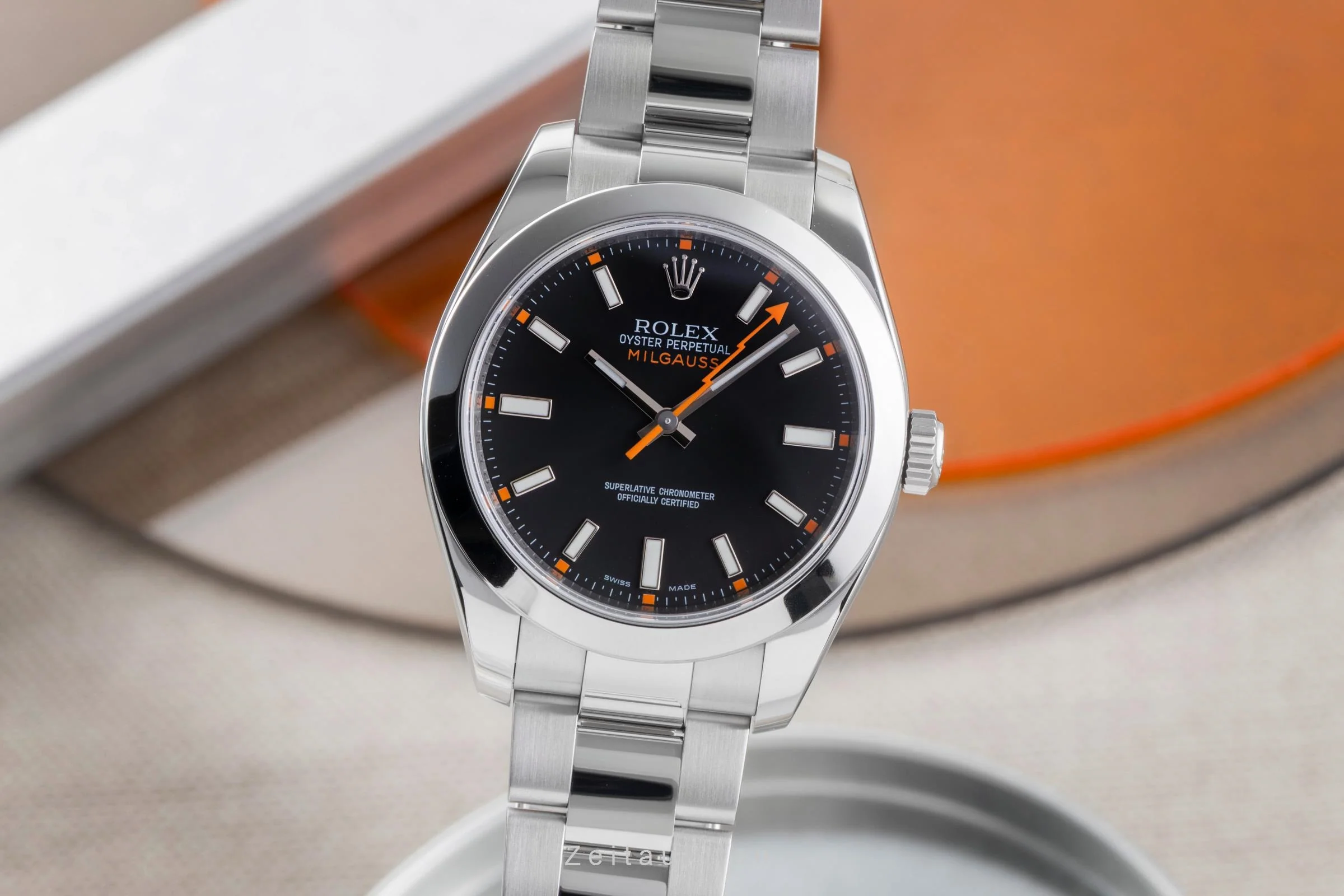 Rolex Milgauss steel automatic men's watch 116400  [2506786] - Image 2