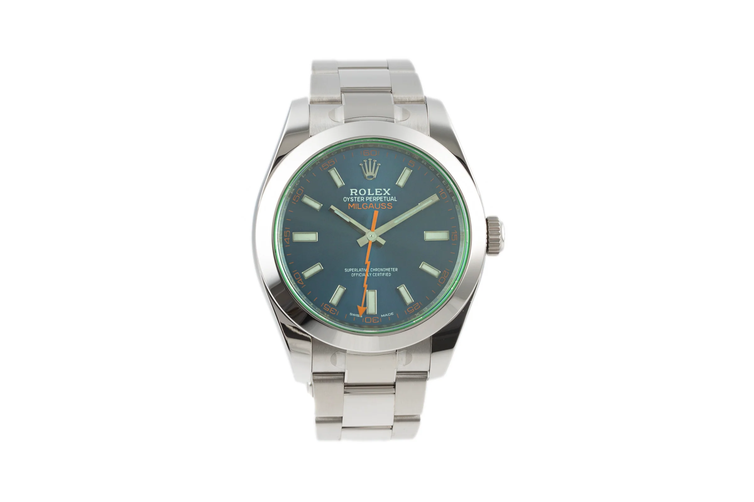 Rolex Milgauss steel automatic men's watch 116400GV  [2203354] - Image 4