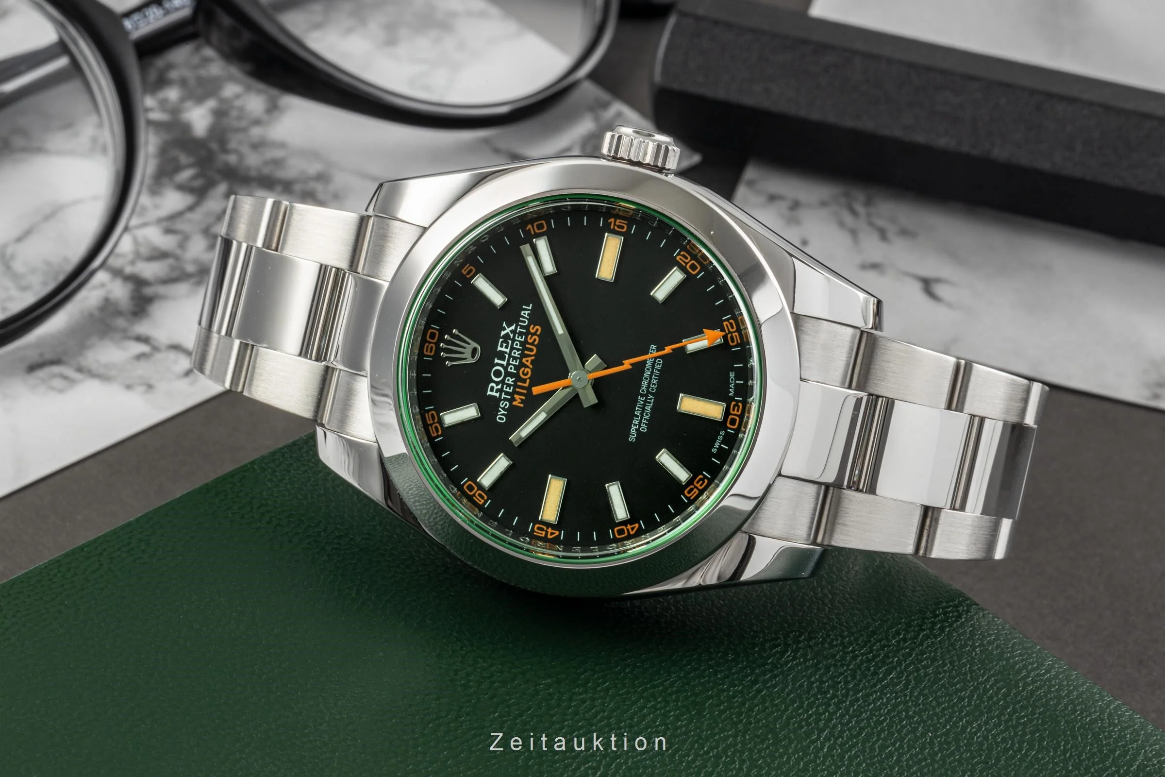 Rolex Milgauss steel automatic men's watch 116400GV  [2304717] - Image 2