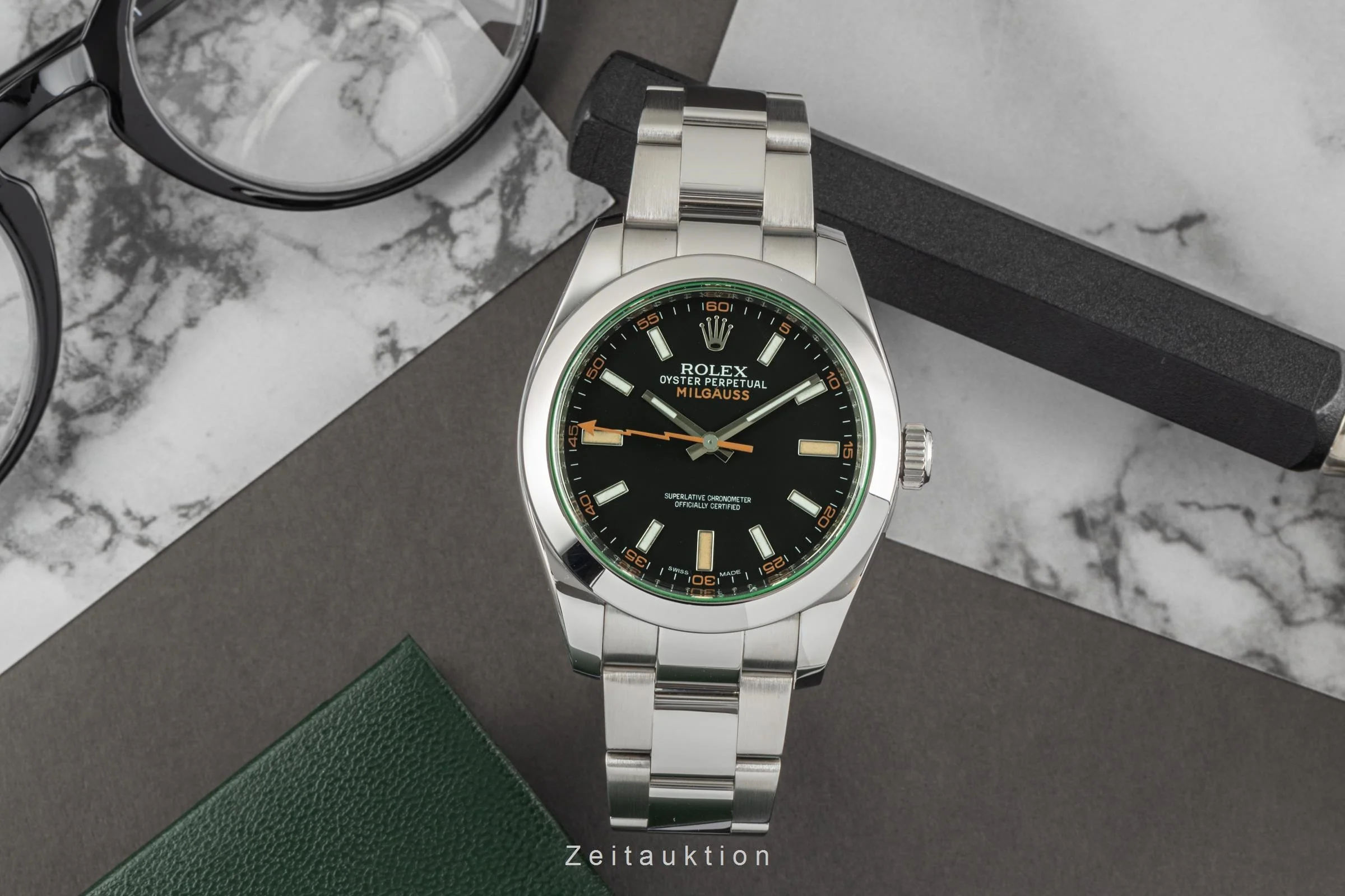 Rolex Milgauss steel automatic men's watch 116400GV  [2304717] - Image 3