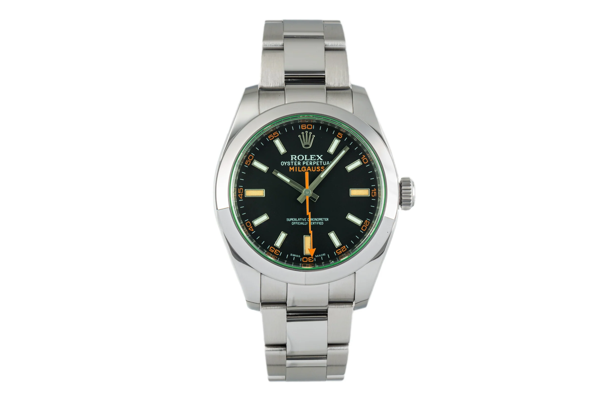 Rolex Milgauss steel automatic men's watch 116400GV  [2304717] - Image 4