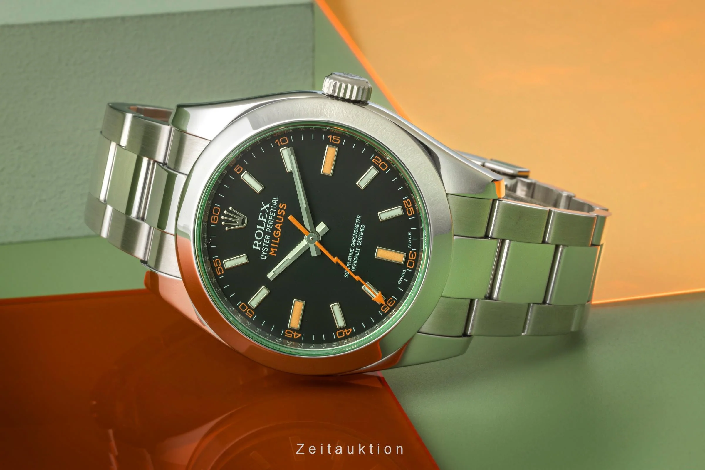Rolex Milgauss steel automatic men's watch 116400GV  [2400789] - Image 2