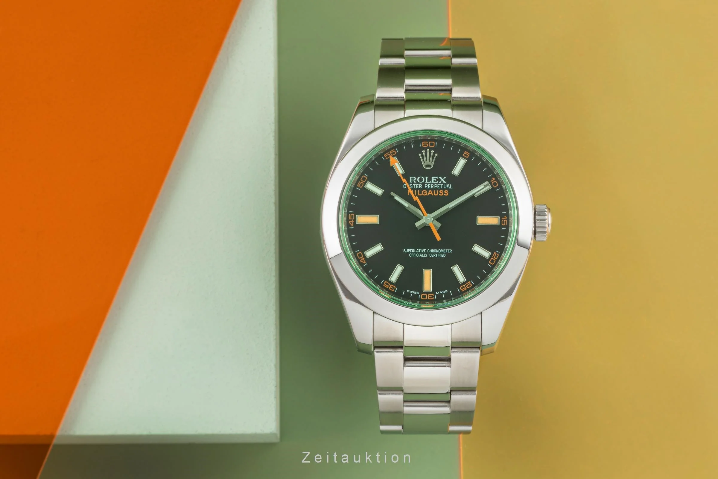 Rolex Milgauss steel automatic men's watch 116400GV  [2400789] - Image 3