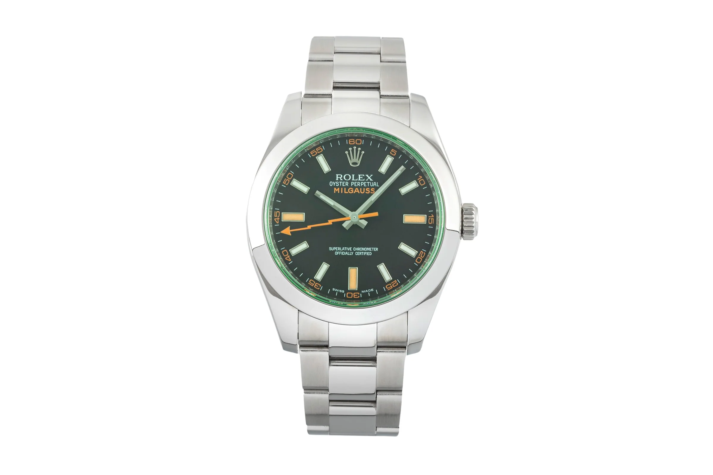 Rolex Milgauss steel automatic men's watch 116400GV  [2400789] - Image 4