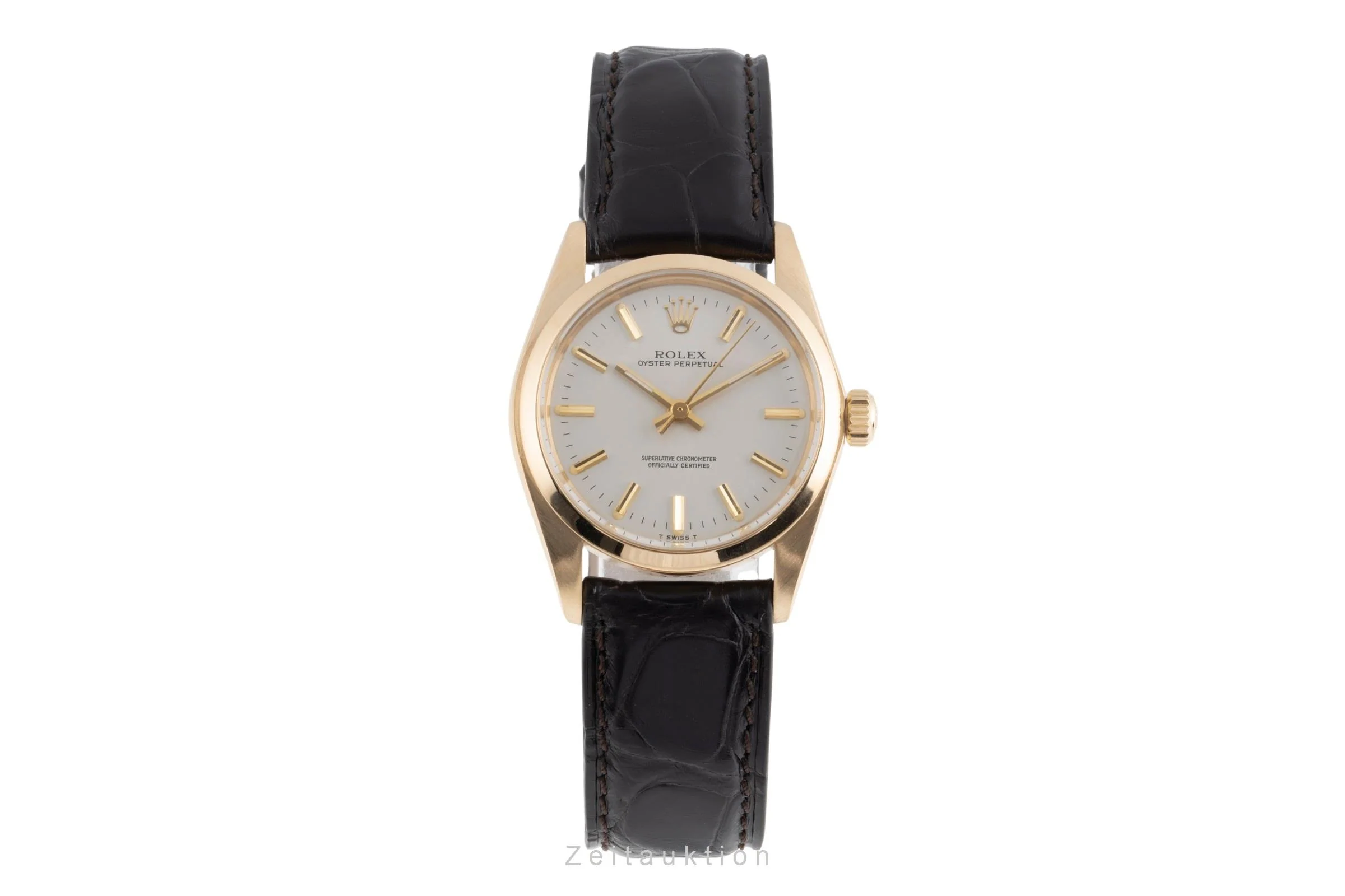 Rolex Oyster Perpetual 18 ct gold automatic women's watch 6748 Vintage  [2502947] - Image 5