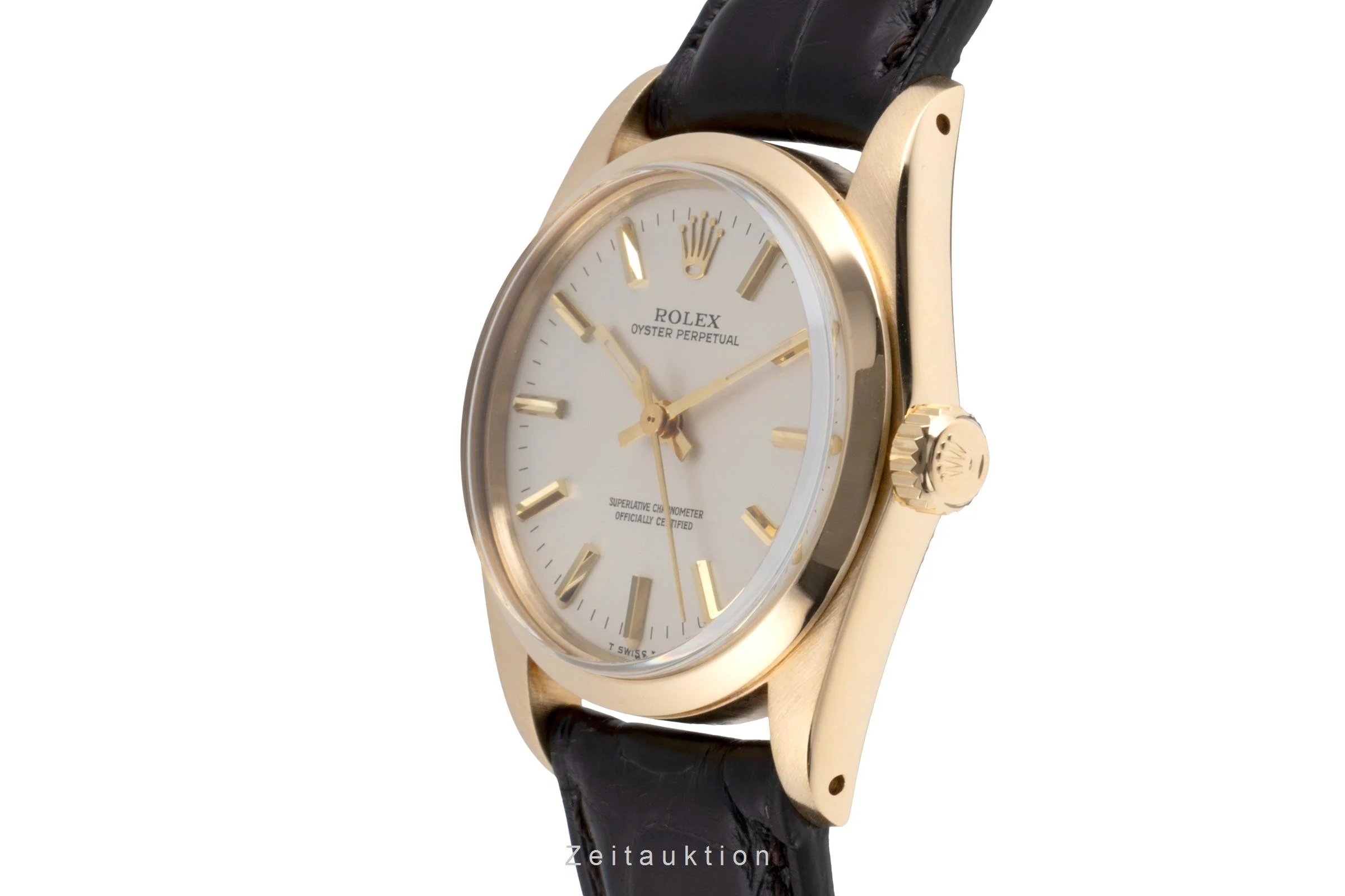 Rolex Oyster Perpetual 18 ct gold automatic women's watch 6748 Vintage  [2502947] - Image 7