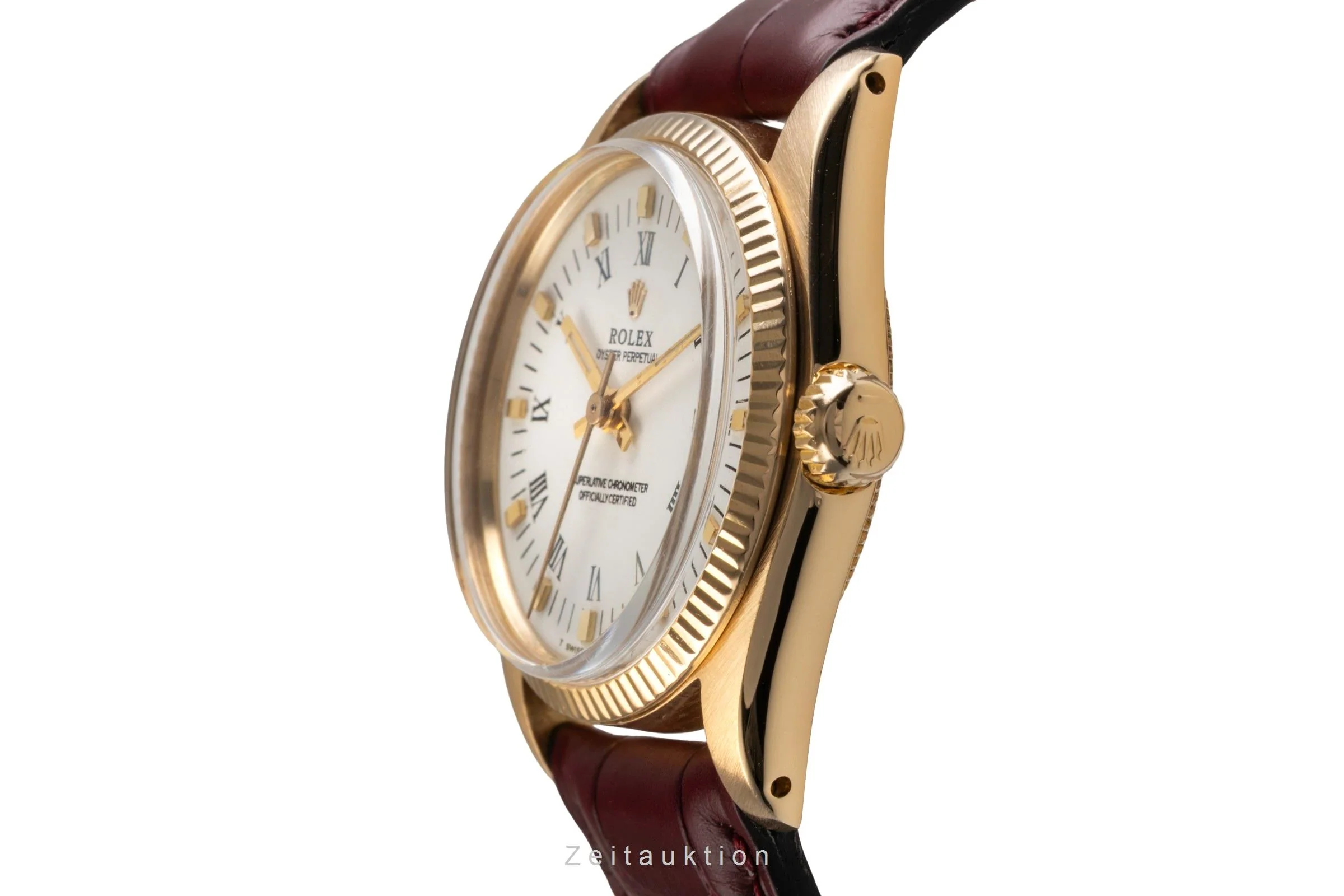 Rolex Oyster Perpetual 18 ct gold automatic women's watch 6751  [2502607] - Image 7