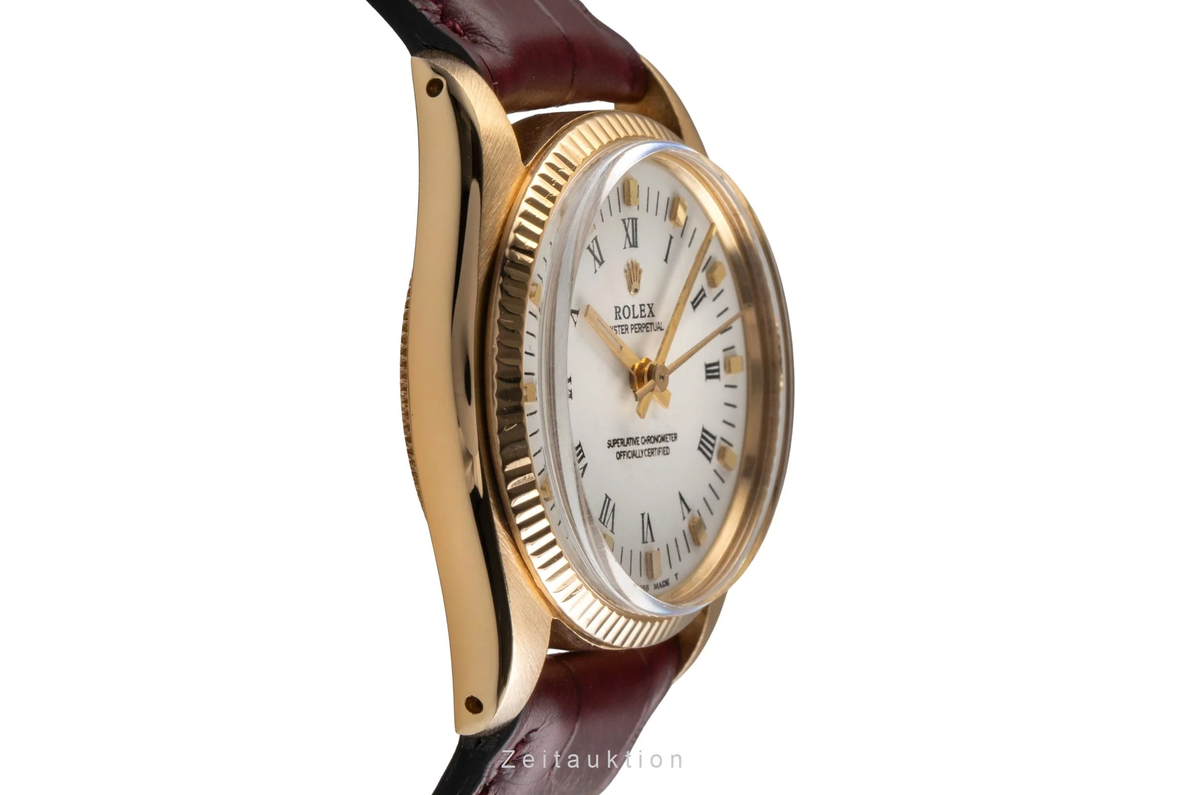 Rolex Oyster Perpetual 18 ct gold automatic women's watch 6751  [2502607] - Image 8