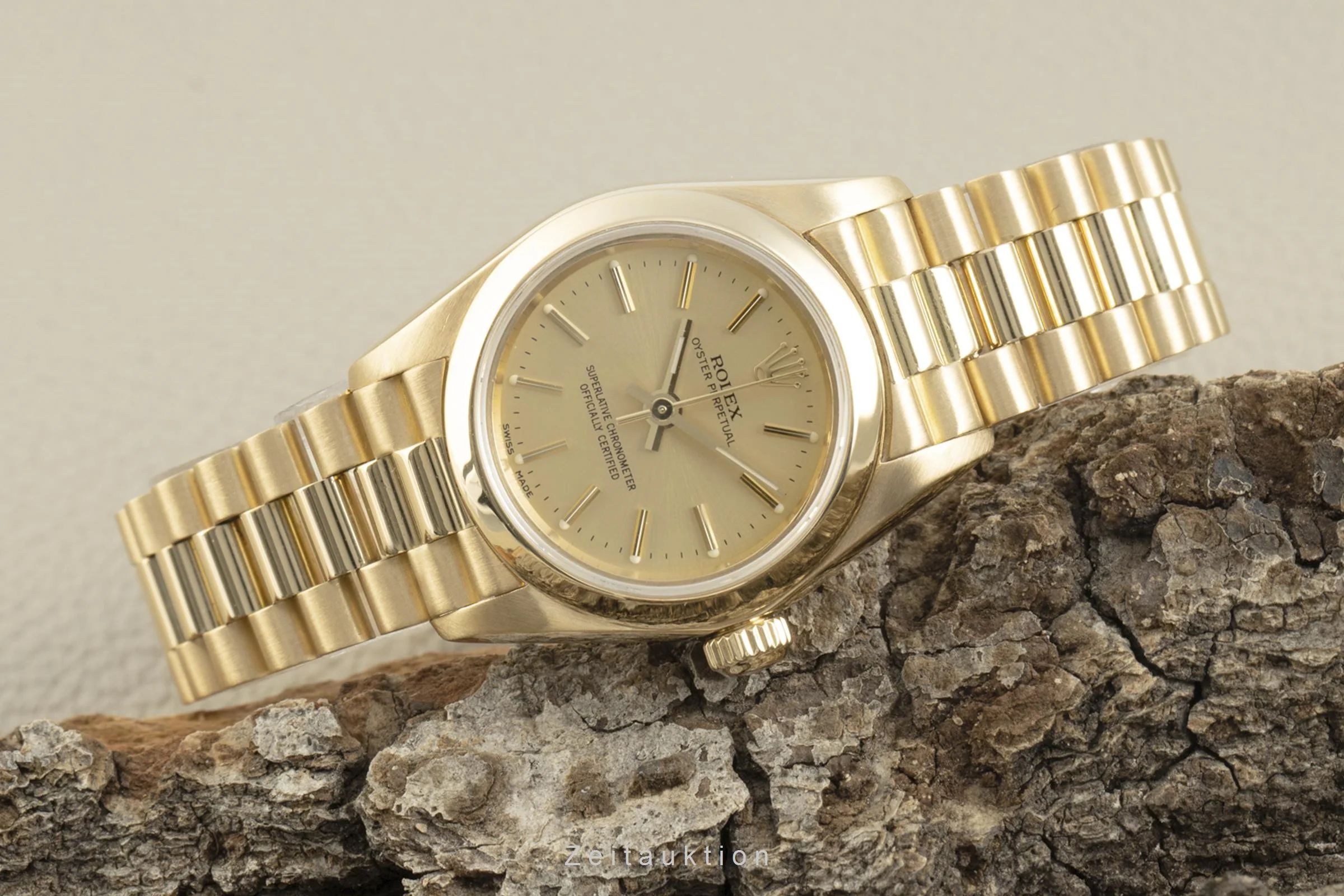 Rolex Oyster Perpetual 18 ct gold automatic women's watch 76198  [2109596] - Image 2