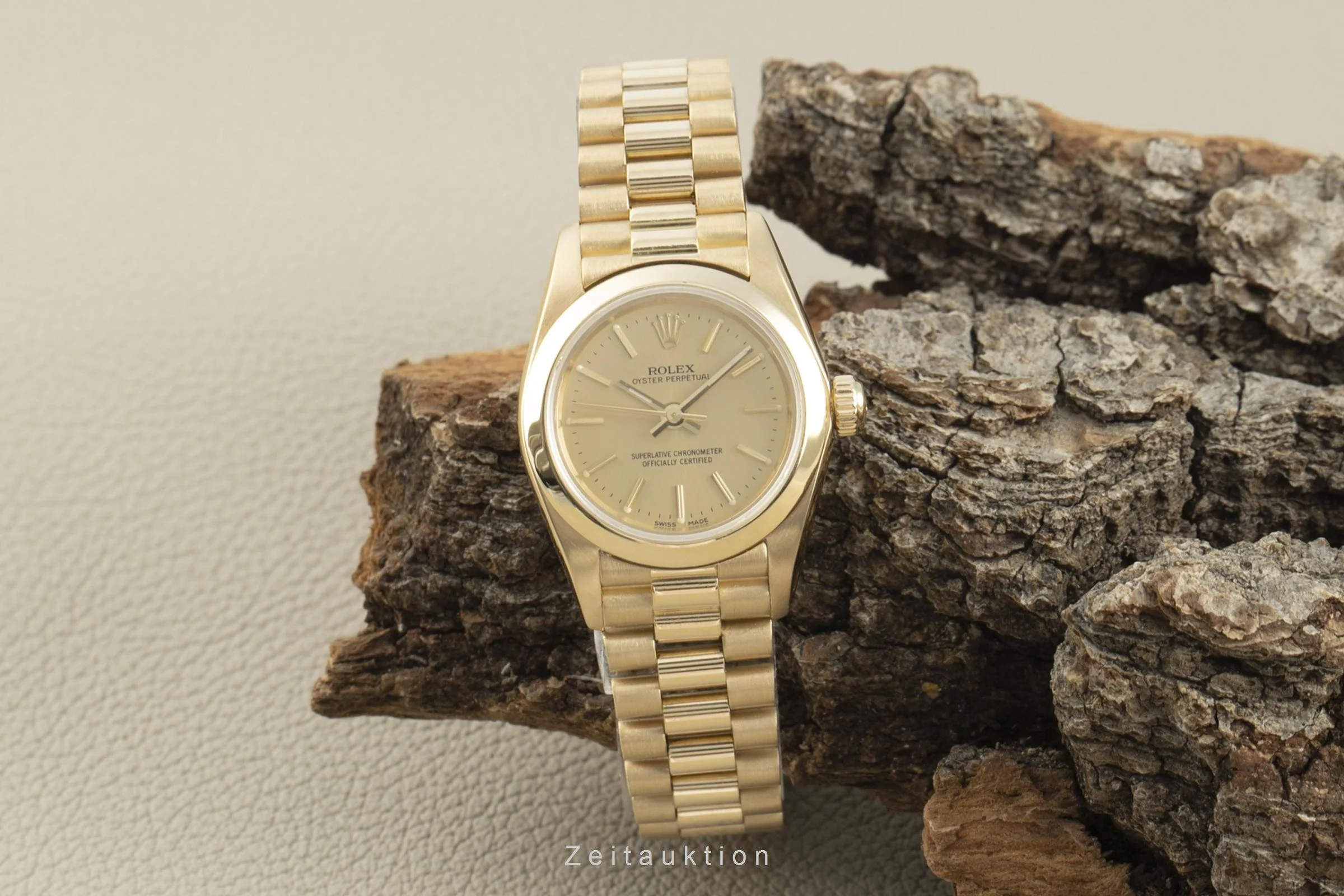 Rolex Oyster Perpetual 18 ct gold automatic women's watch 76198  [2109596] - Image 3