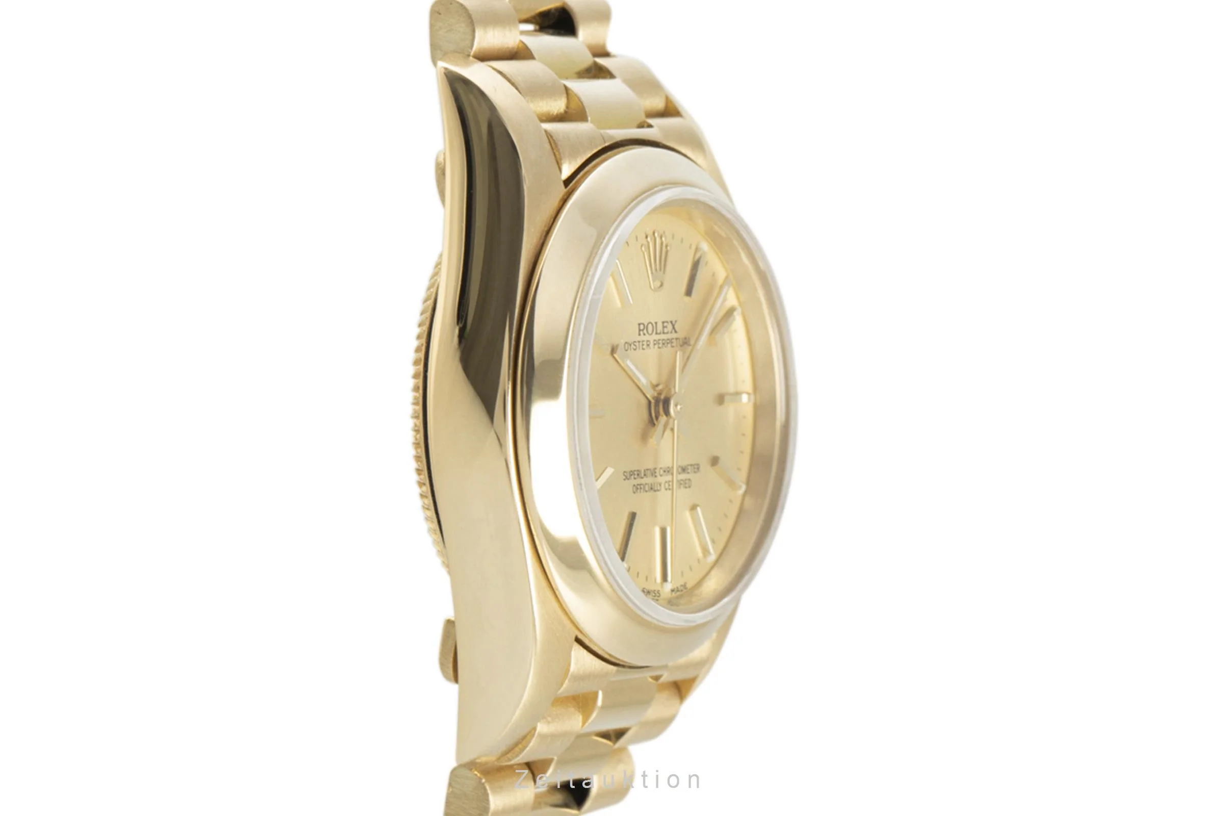 Rolex Oyster Perpetual 18 ct gold automatic women's watch 76198  [2109596] - Image 7