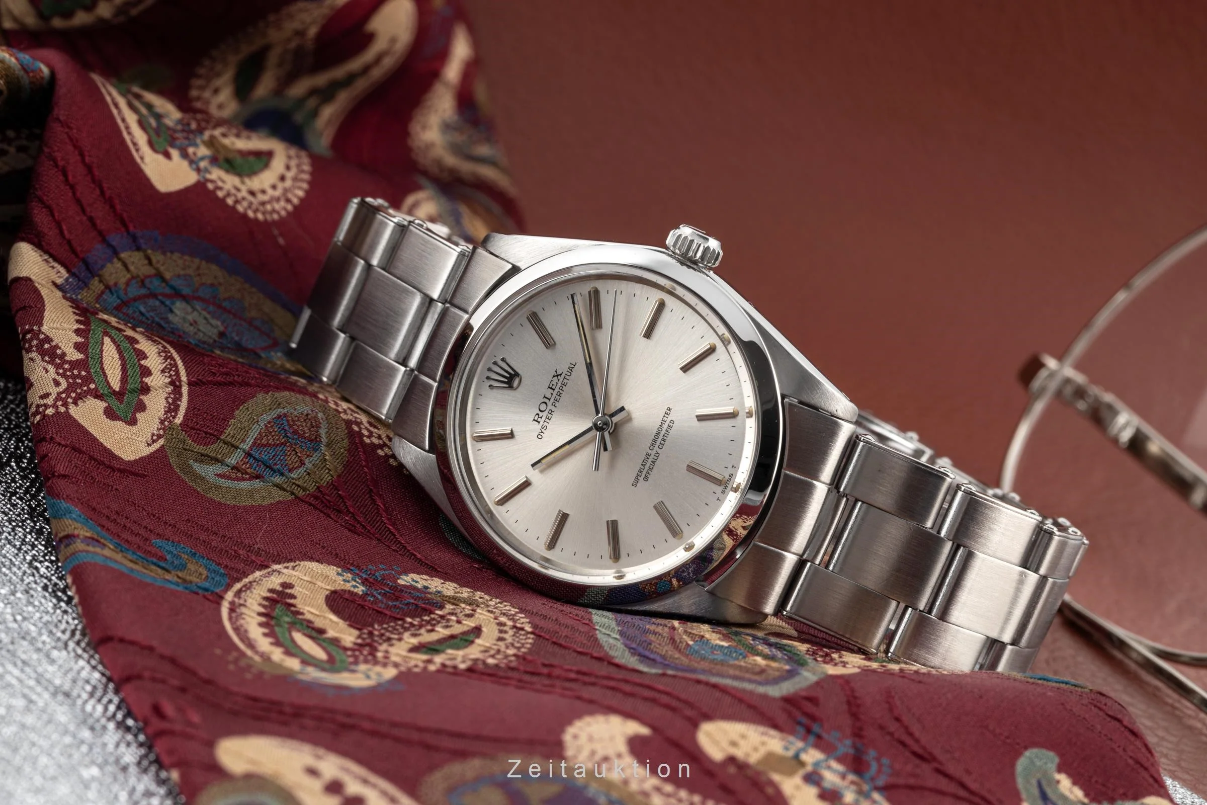 Rolex Oyster Perpetual steel automatic men's watch 1002  [2302899] - Image 2