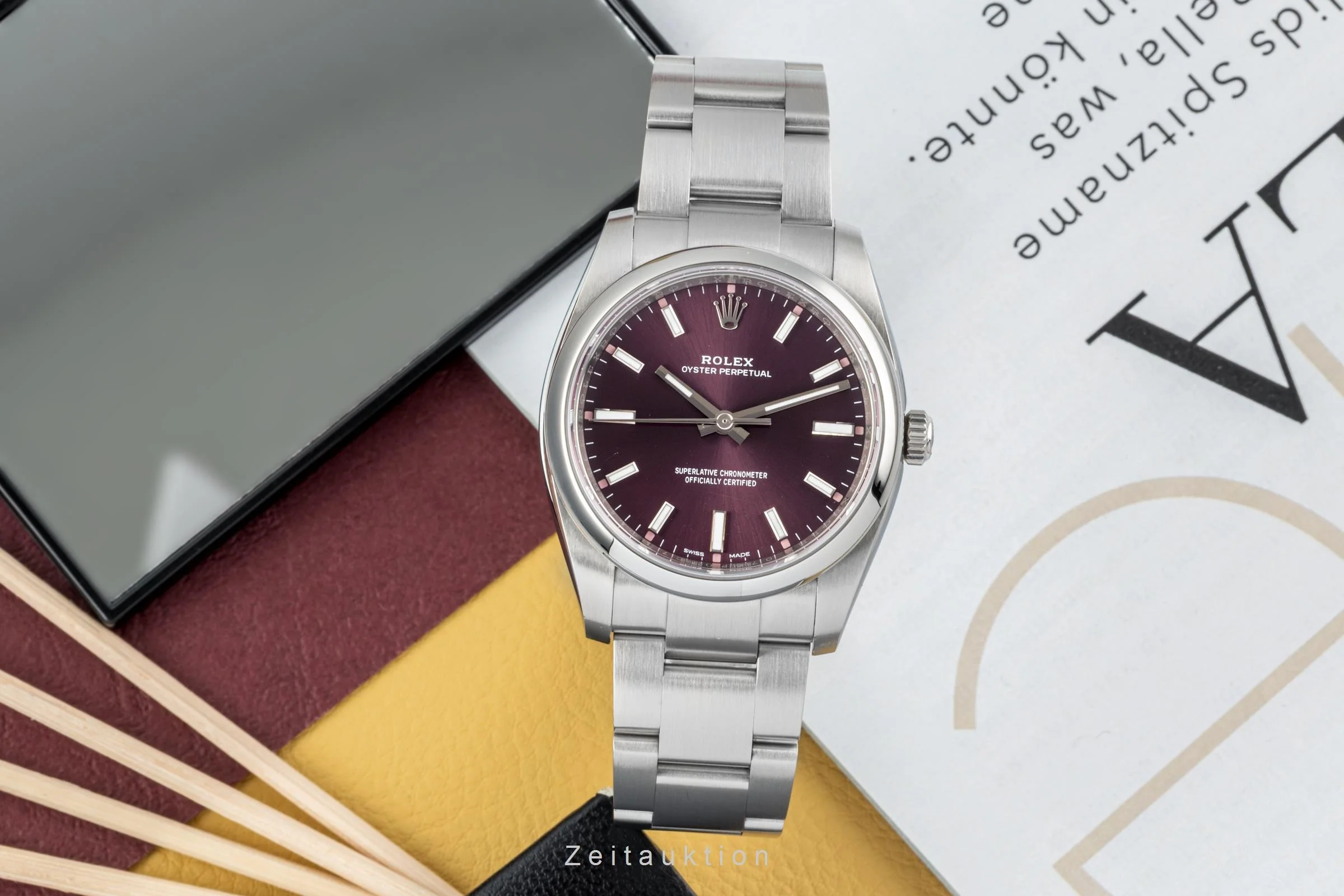 Rolex Oyster Perpetual steel automatic men's watch 114200  [2304192] - Image 3