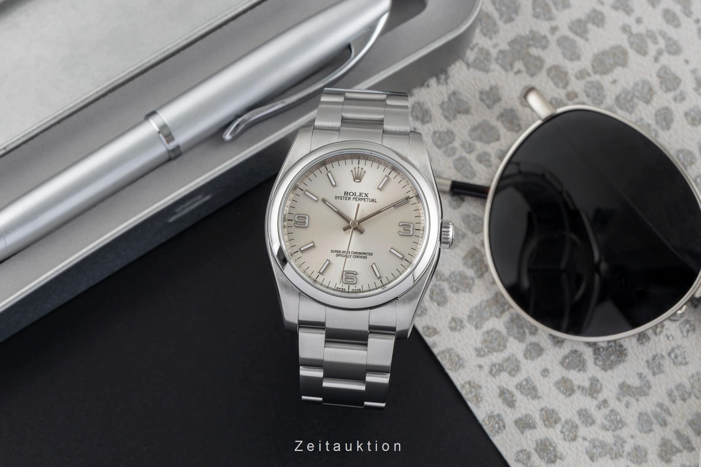 Rolex Oyster Perpetual steel automatic men's watch 116000  [2503995] - Image 4