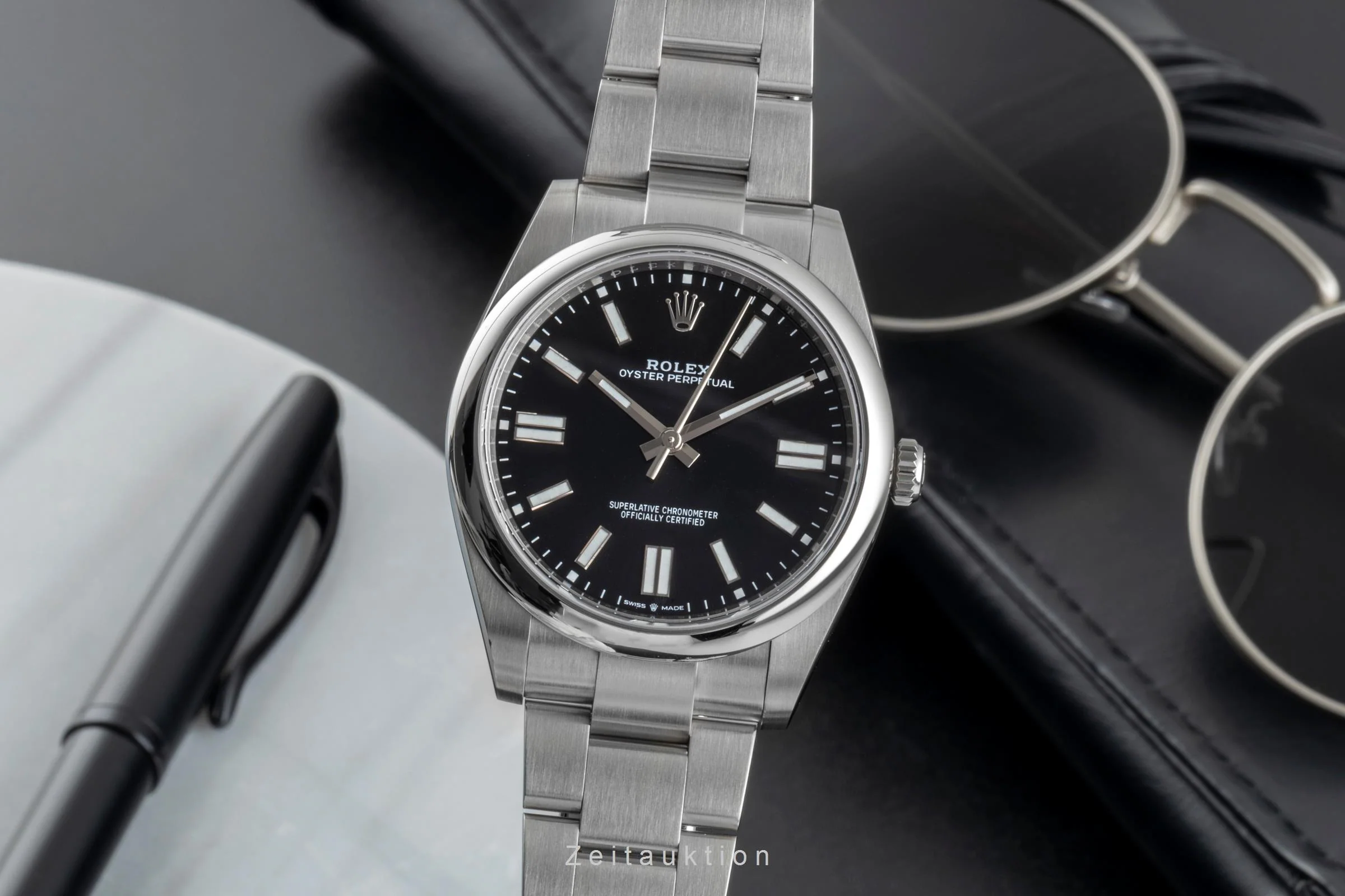 Rolex Oyster Perpetual steel automatic men's watch 124300  [2507071] - Image 2