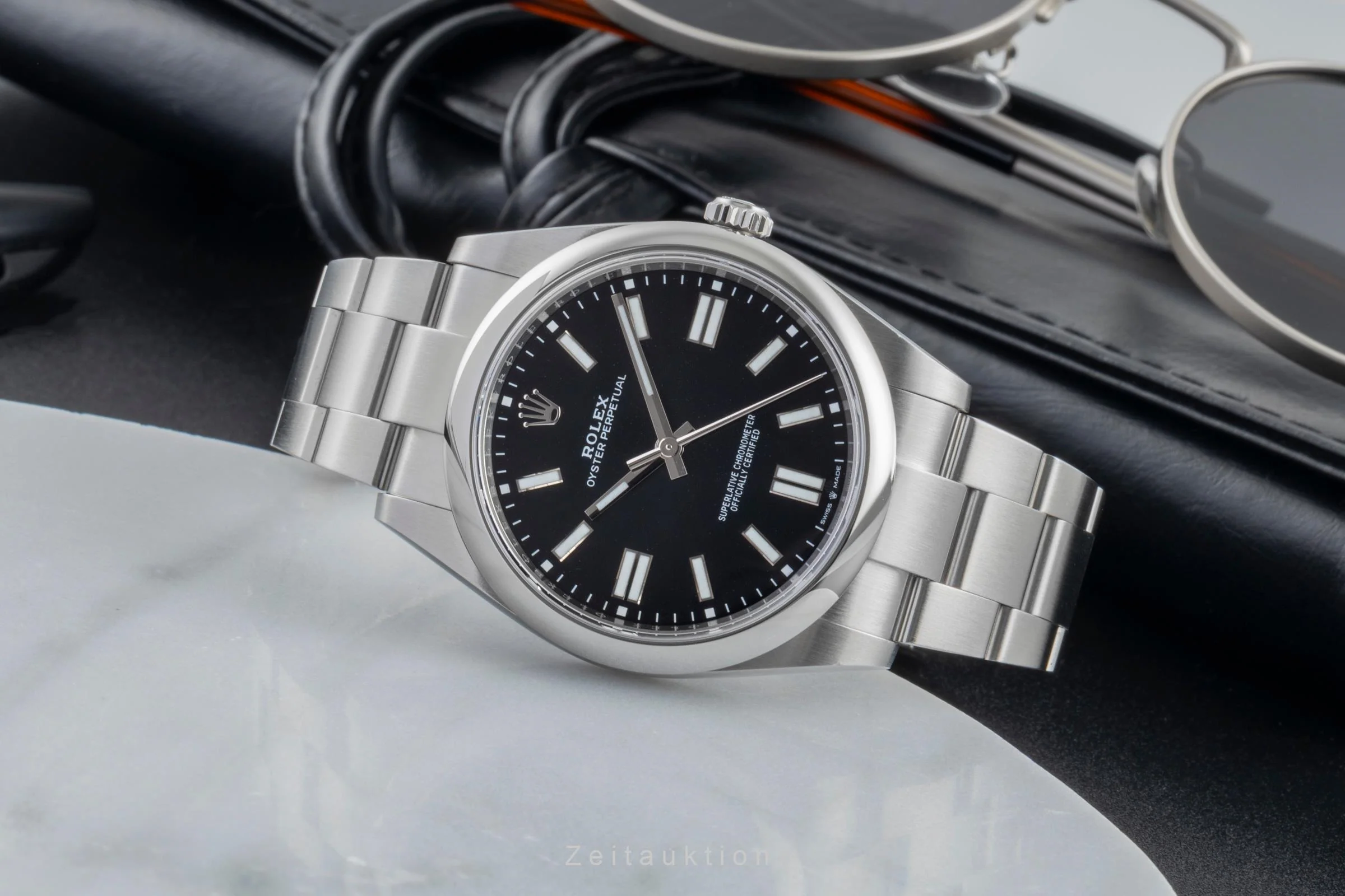 Rolex Oyster Perpetual steel automatic men's watch 124300  [2507071] - Image 3