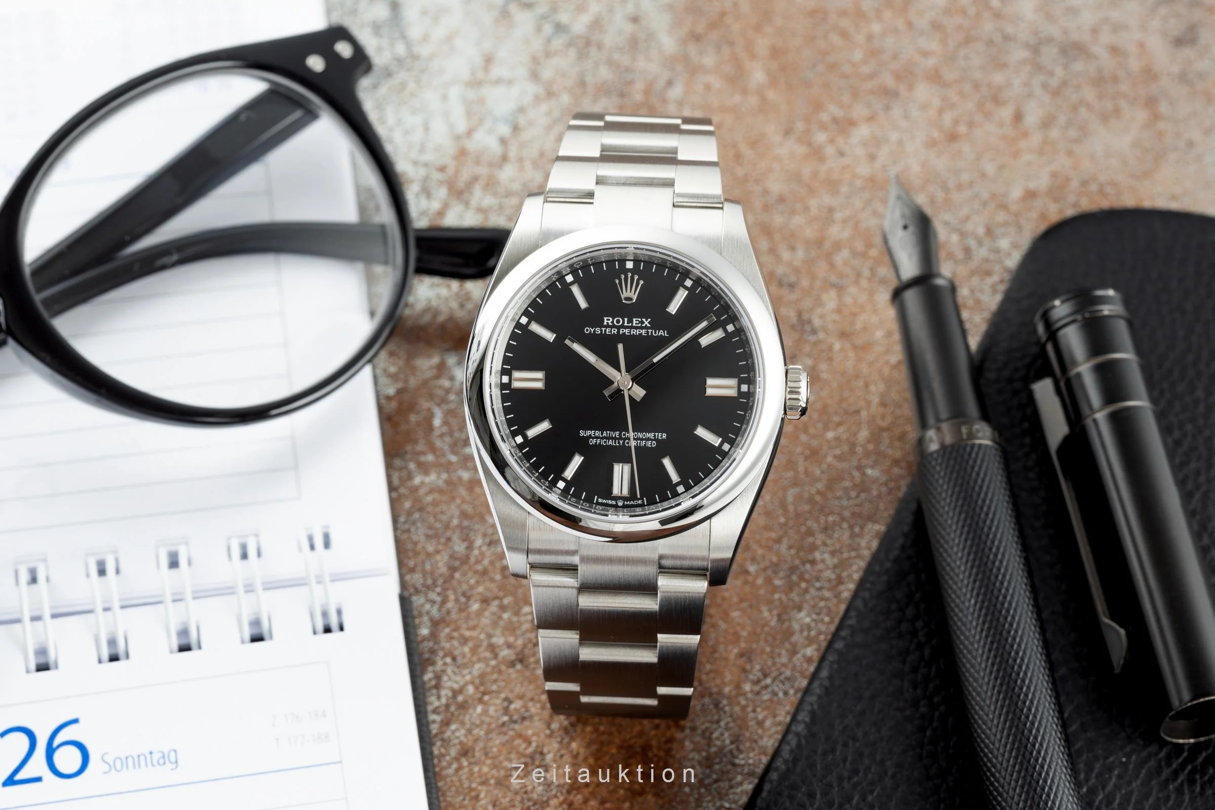 Rolex Oyster Perpetual steel automatic men's watch 126000  [2202482] - Image 3