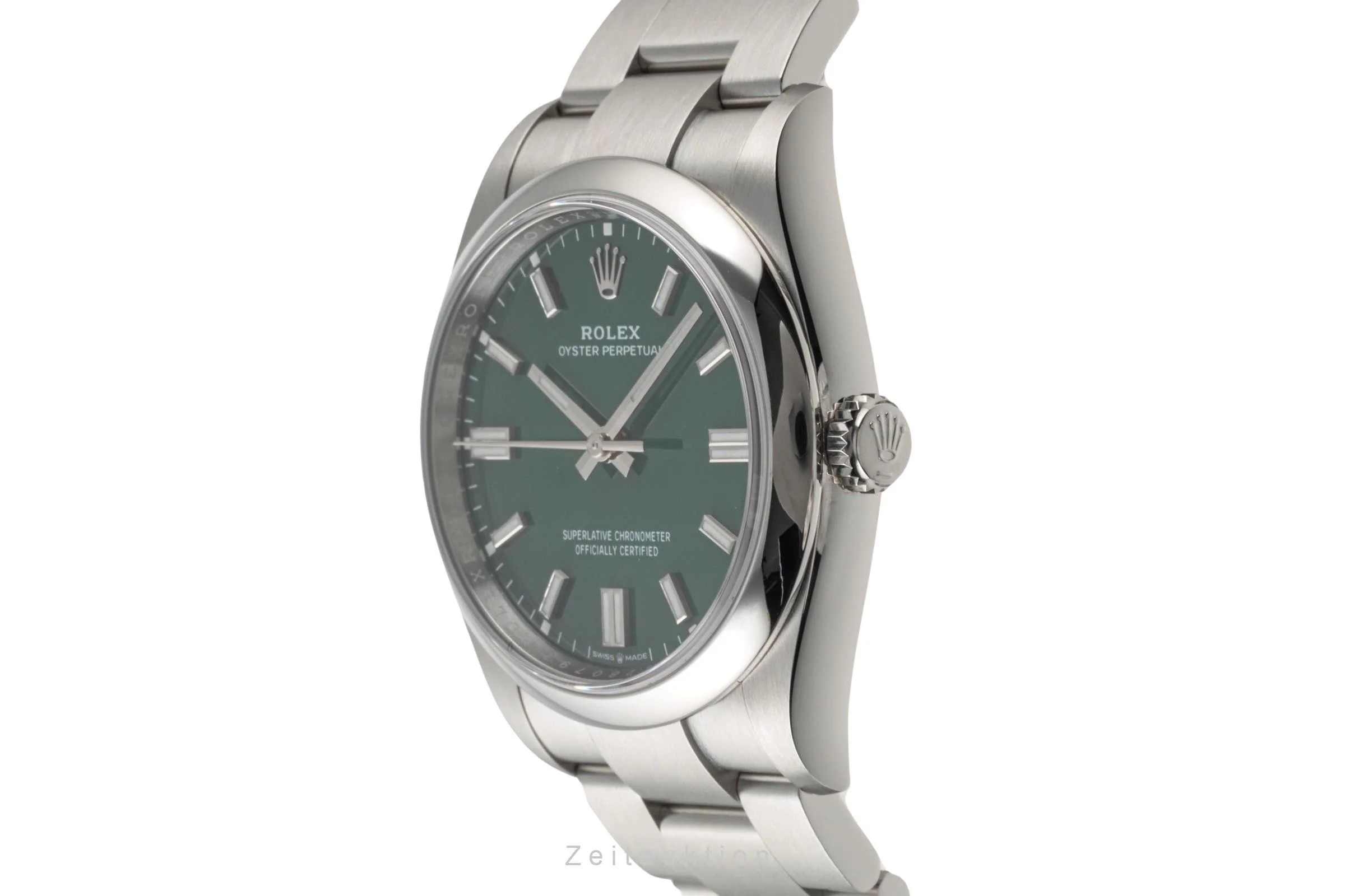 Rolex Oyster Perpetual steel automatic men's watch 126000  [2400123] - Image 7