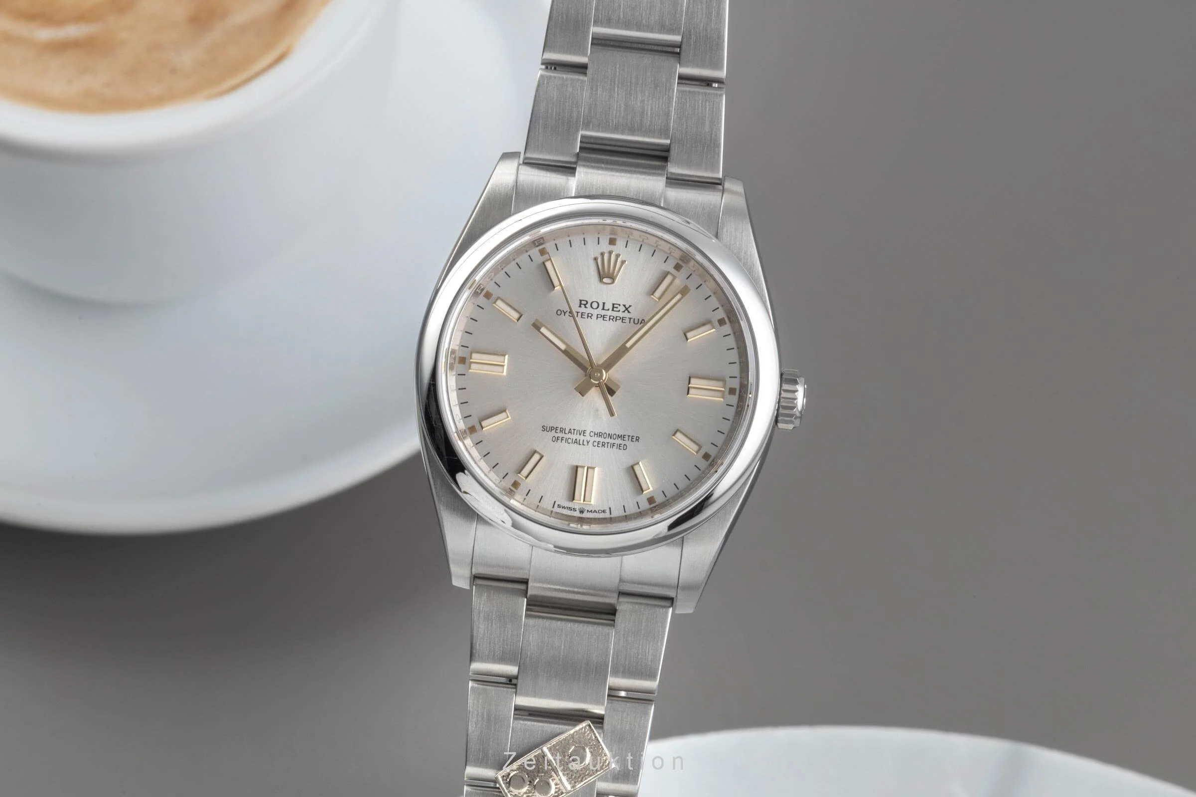 Rolex Oyster Perpetual steel automatic men's watch 126000  [2501546] - Image 2