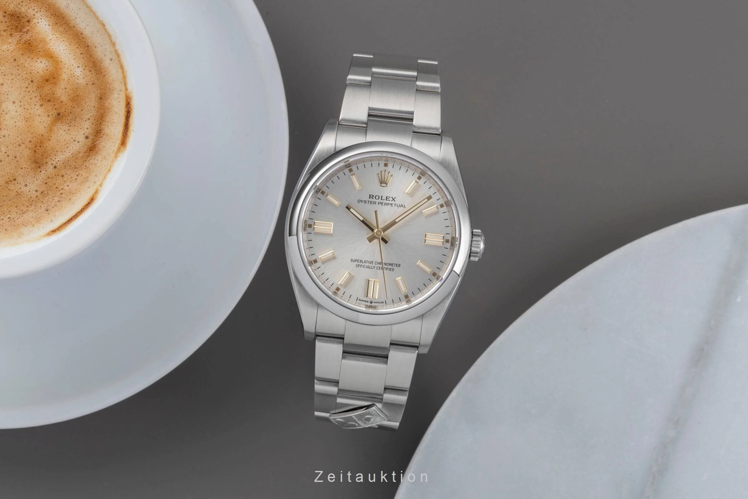 Rolex Oyster Perpetual steel automatic men's watch 126000  [2501546] - Image 4