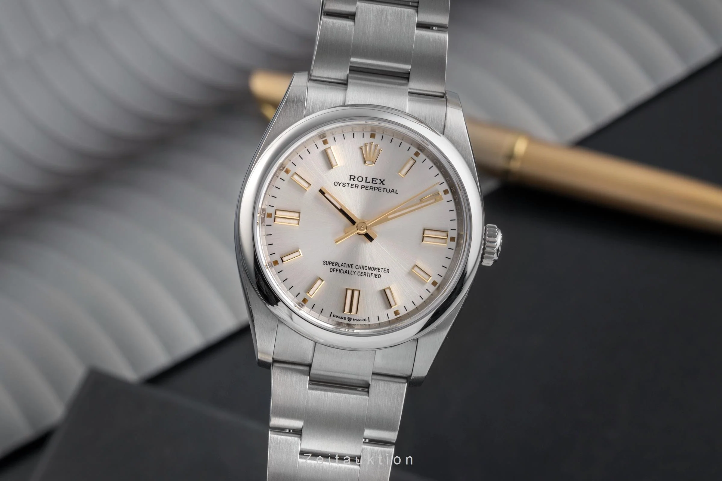 Rolex Oyster Perpetual steel automatic men's watch 126000  [2503844] - Image 2