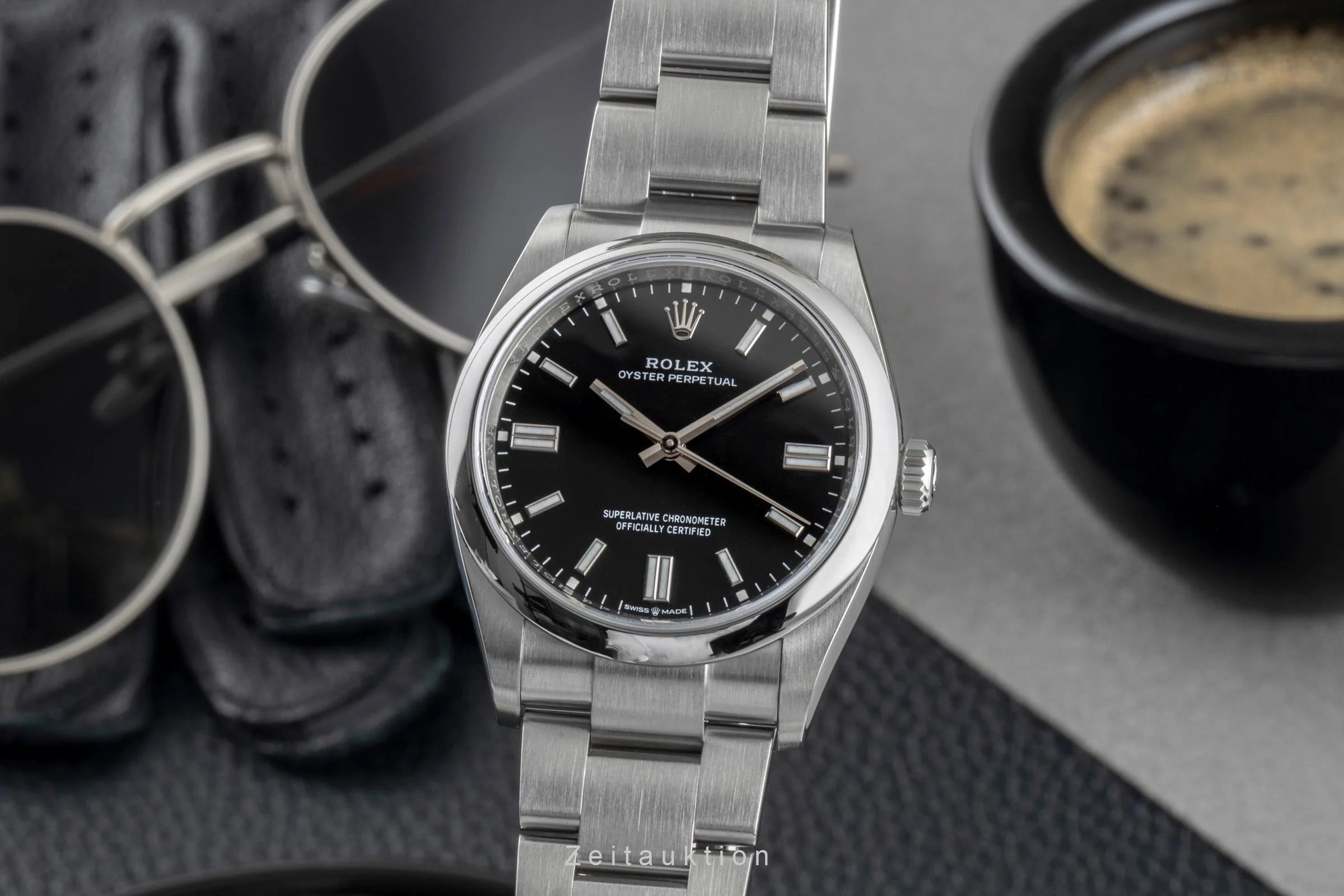 Rolex Oyster Perpetual steel automatic men's watch 126000  [2506361] - Image 2