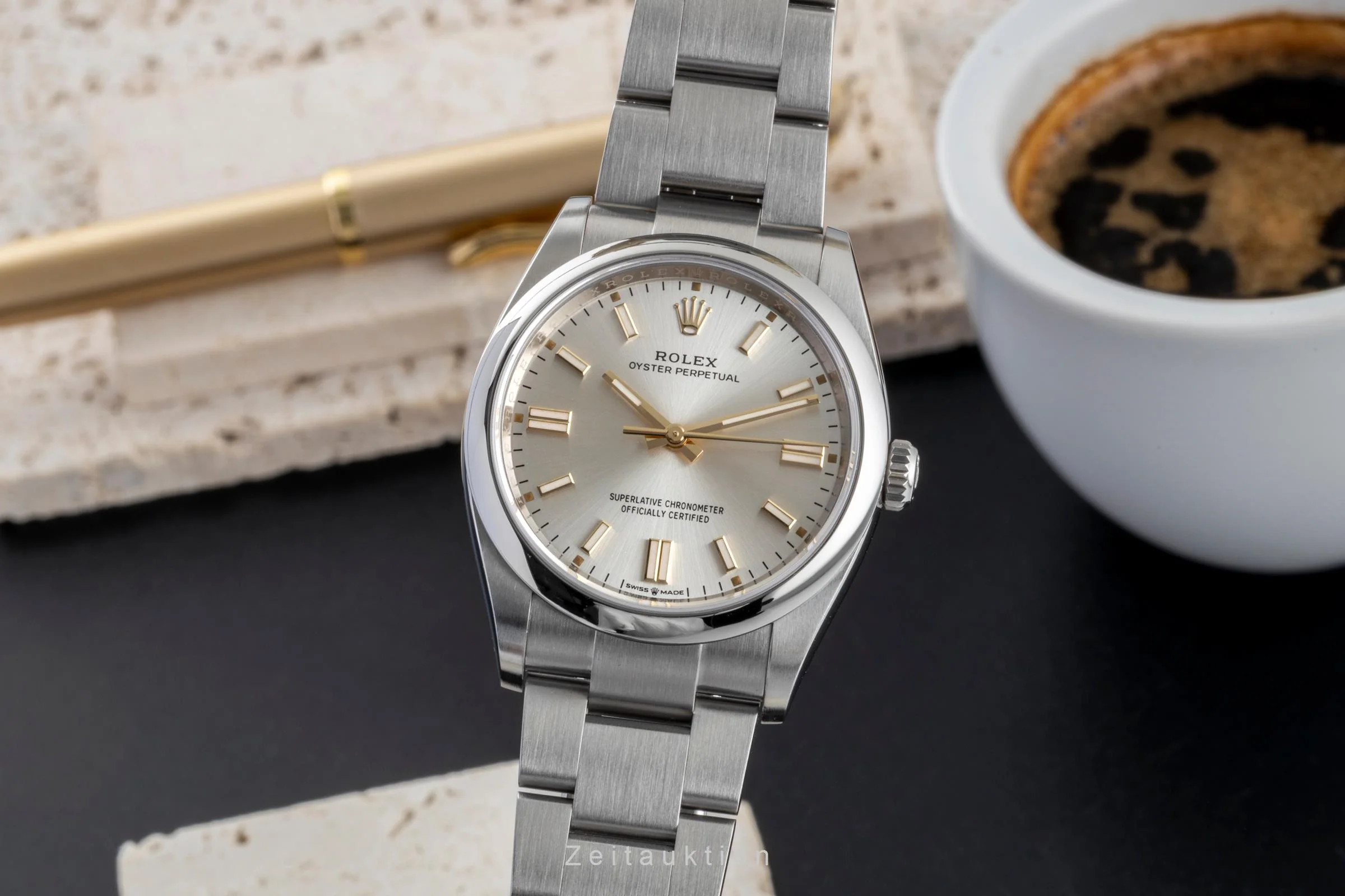 Rolex Oyster Perpetual steel automatic men's watch 126000  [2600875] - Image 2