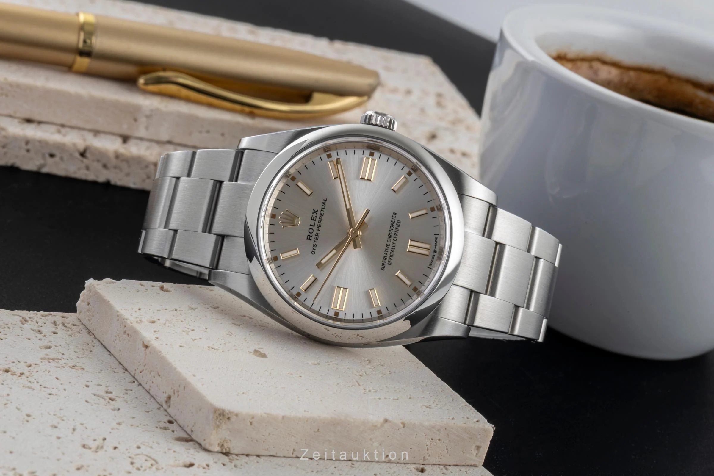 Rolex Oyster Perpetual steel automatic men's watch 126000  [2600875] - Image 3