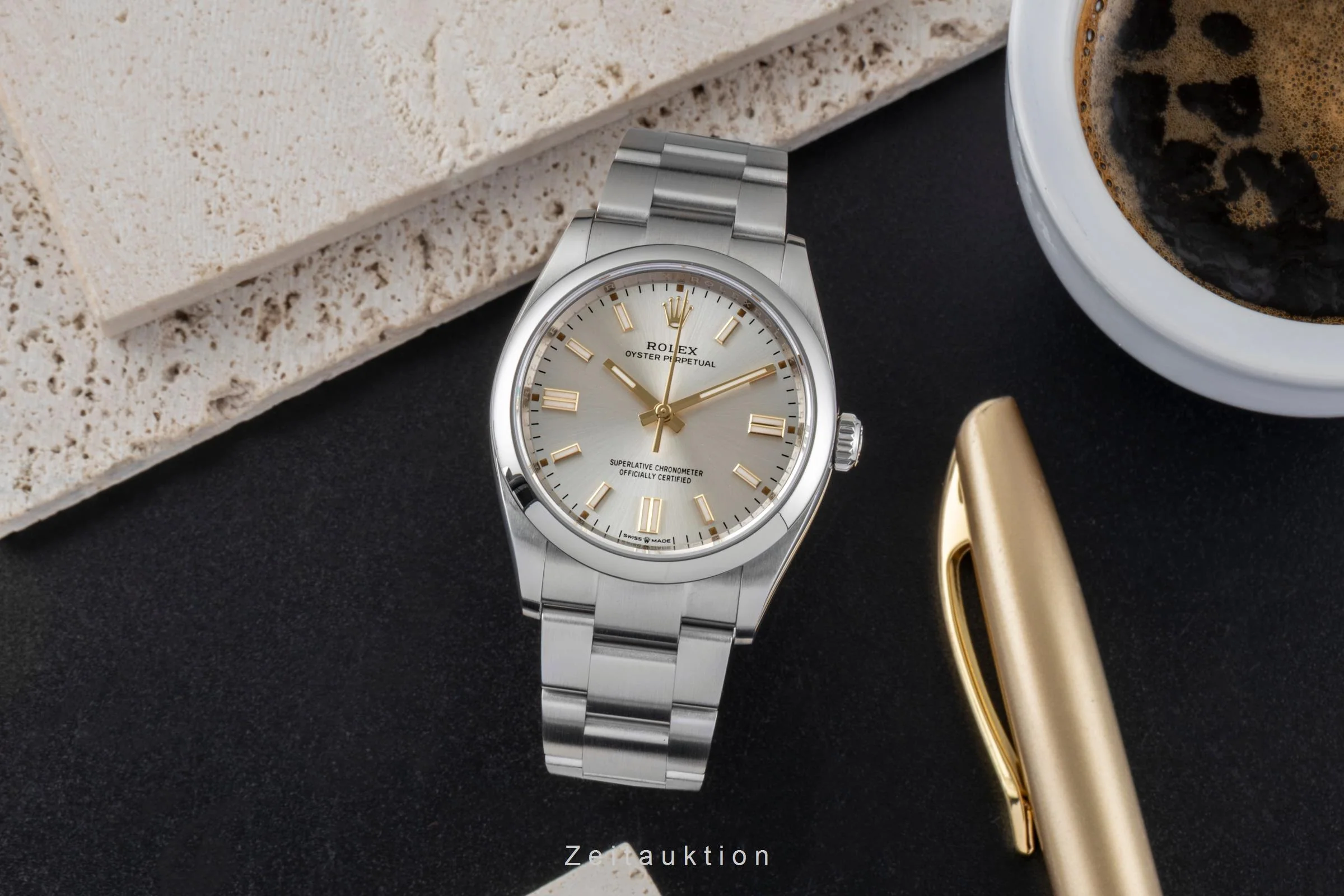 Rolex Oyster Perpetual steel automatic men's watch 126000  [2600875] - Image 4