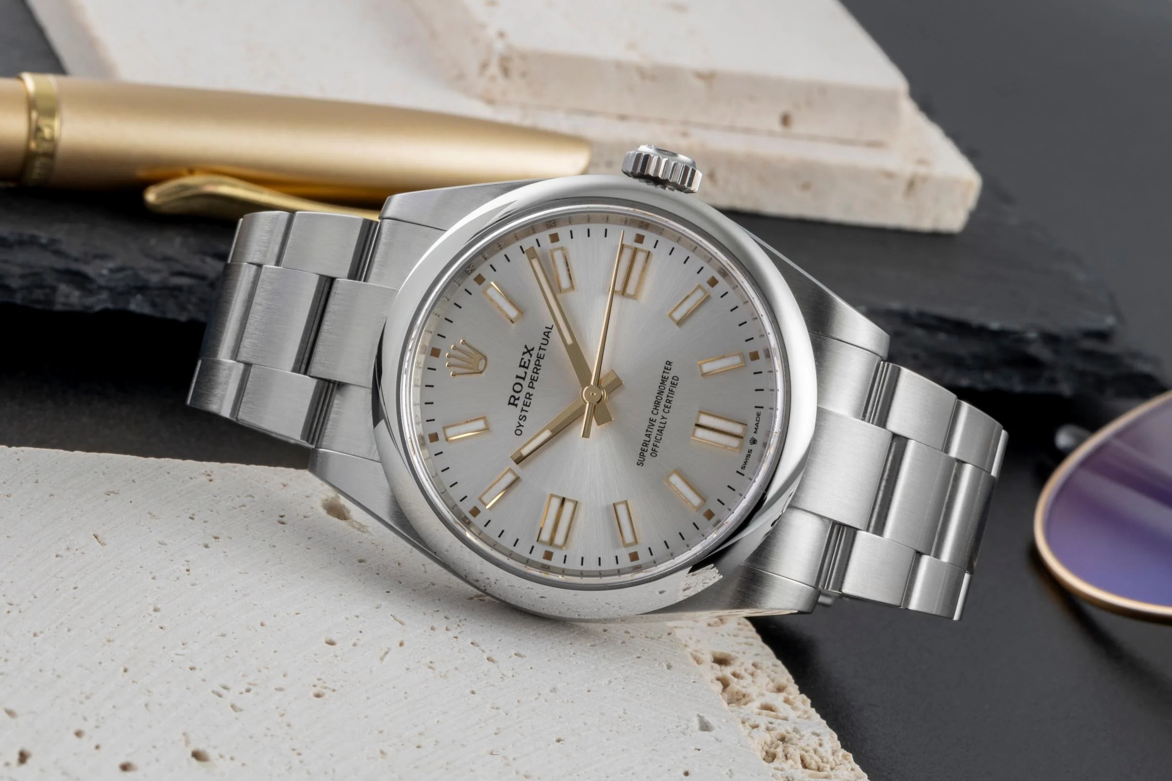 Rolex Oyster Perpetual steel automatic men's watch 134300  [2507539] - Image 3