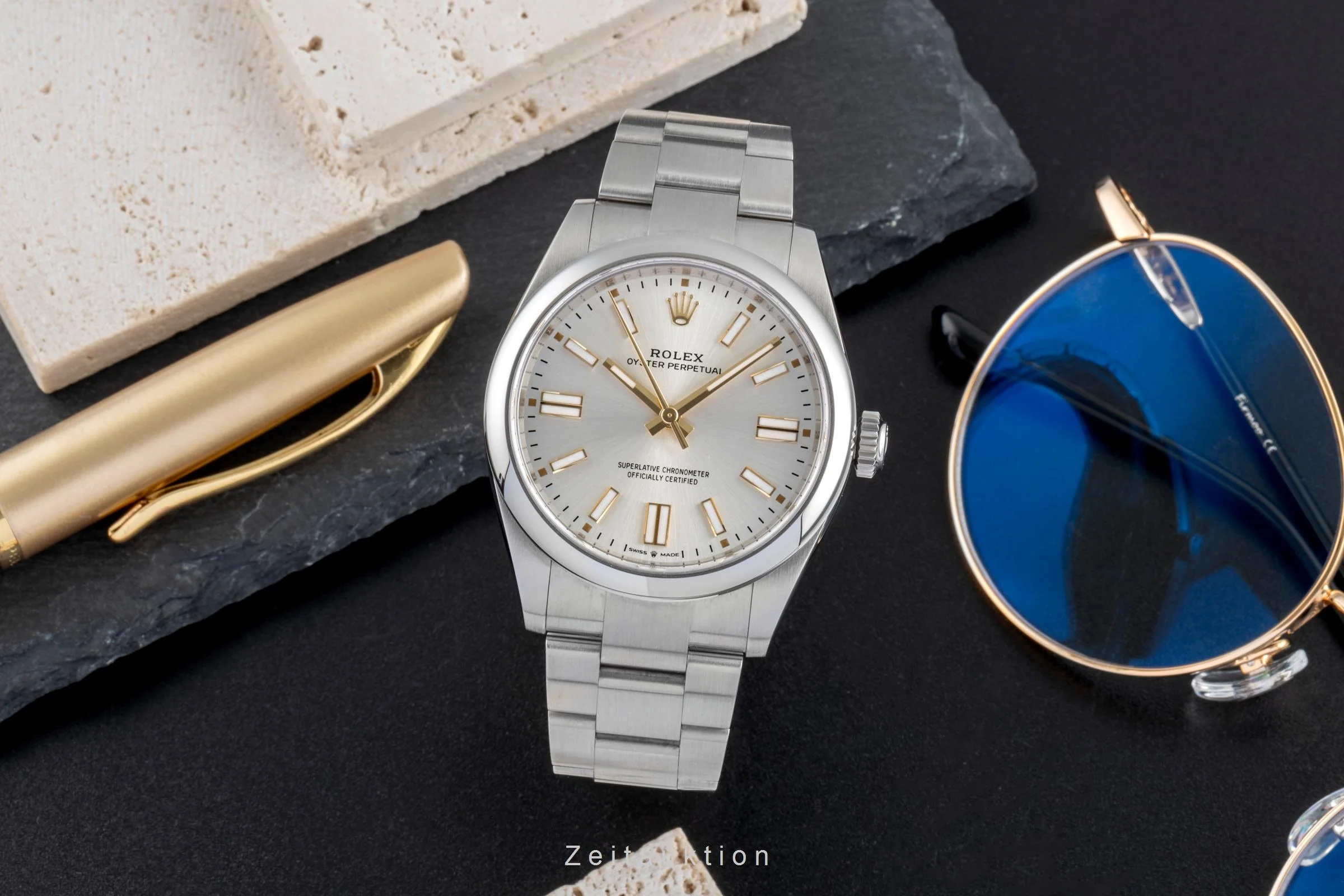 Rolex Oyster Perpetual steel automatic men's watch 134300  [2507539] - Image 4