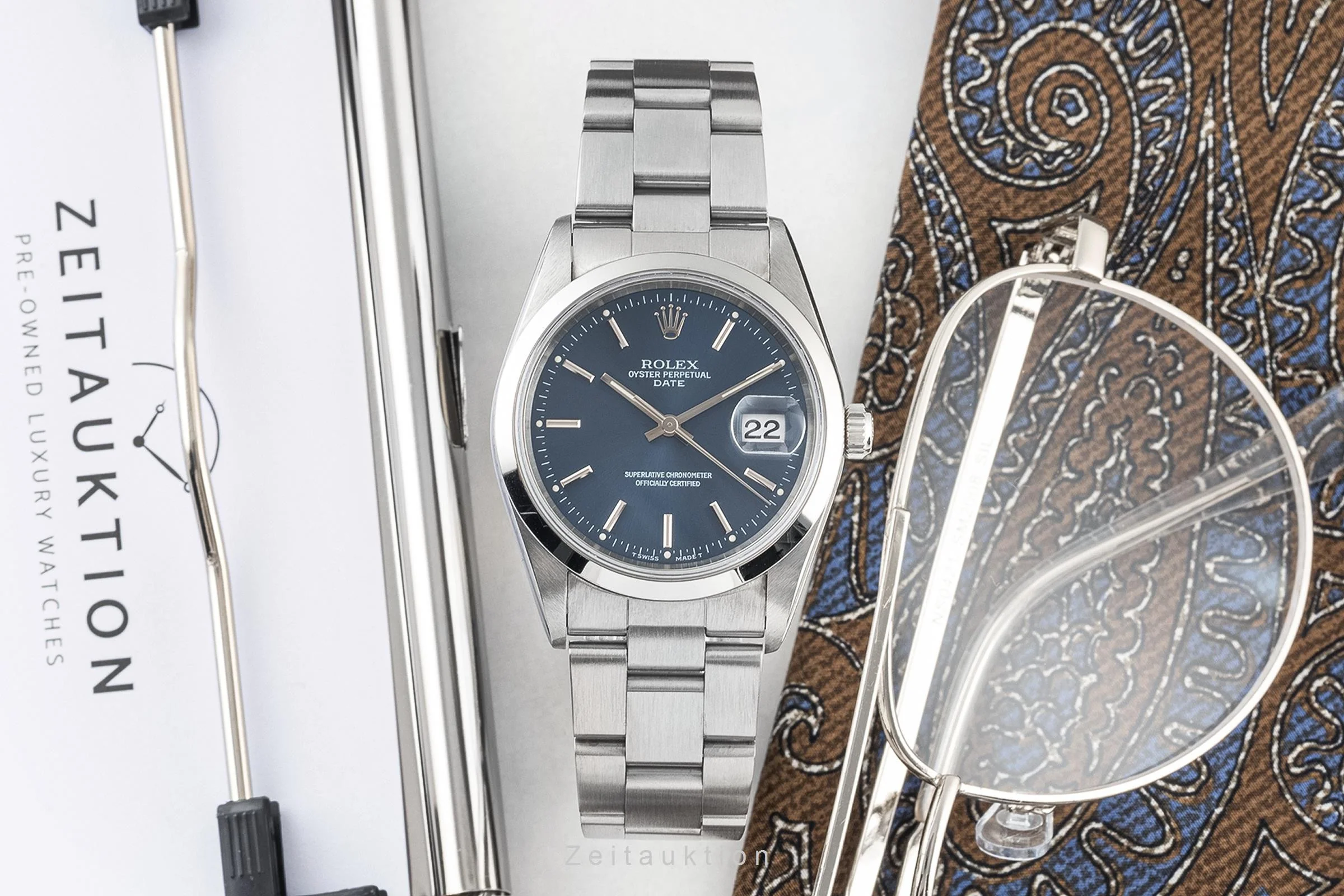 Rolex Oyster Perpetual steel automatic men's watch 15200  [2303524] - Image 3