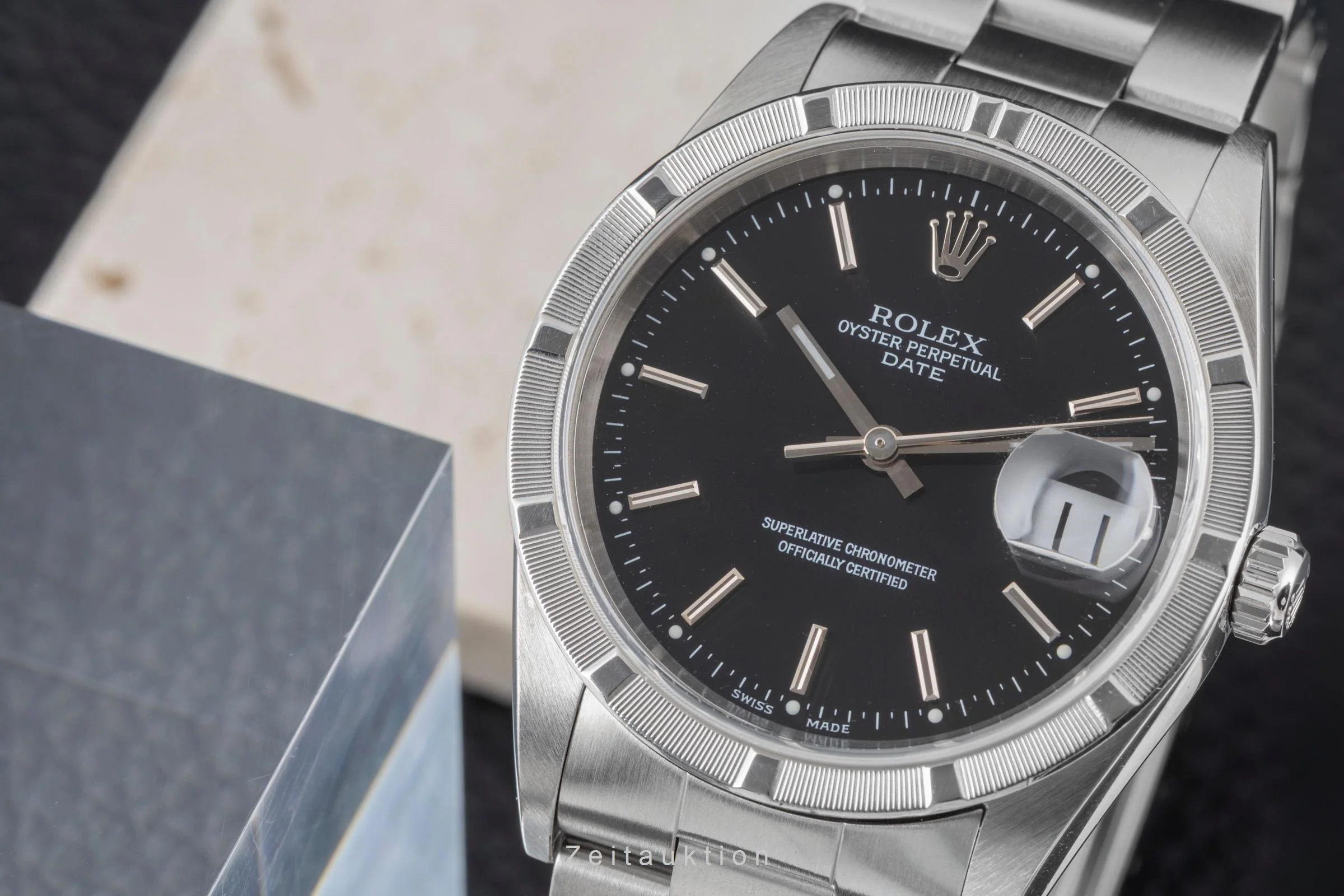 Rolex Oyster Perpetual steel automatic men's watch 15210  [2505689] - Image 13