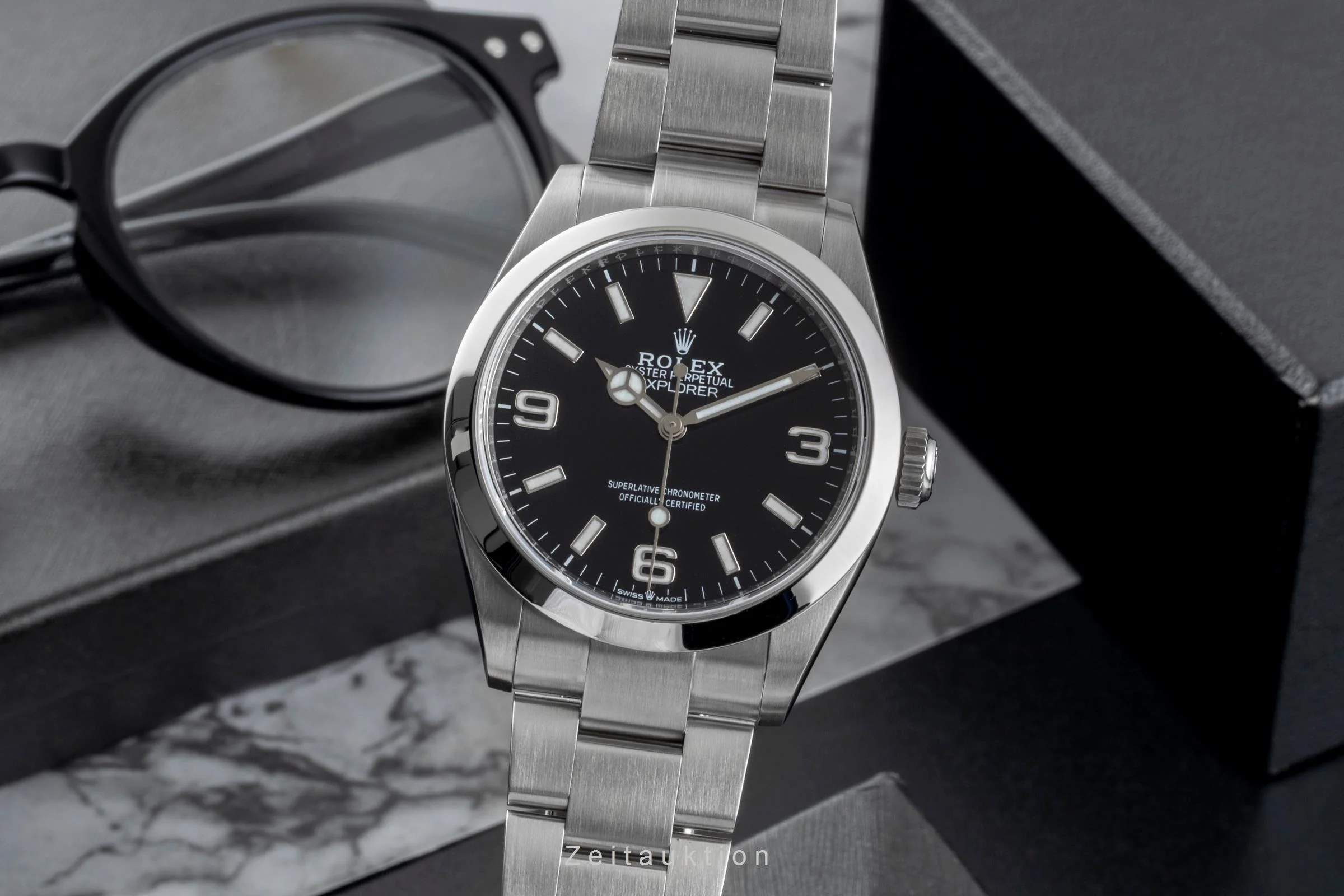 Rolex Oyster Perpetual steel automatic men's watch 224270  [2506811] - Image 2